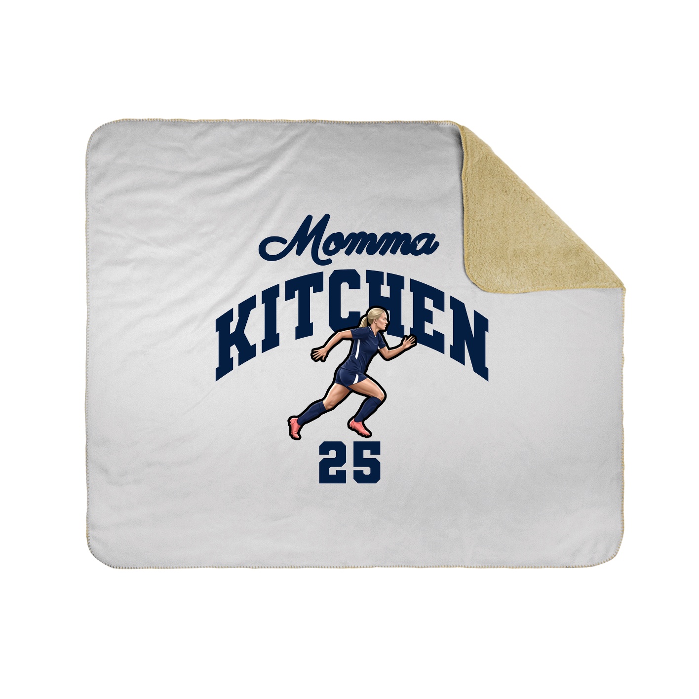 Throw Blanket — Mothers Day Arch in White