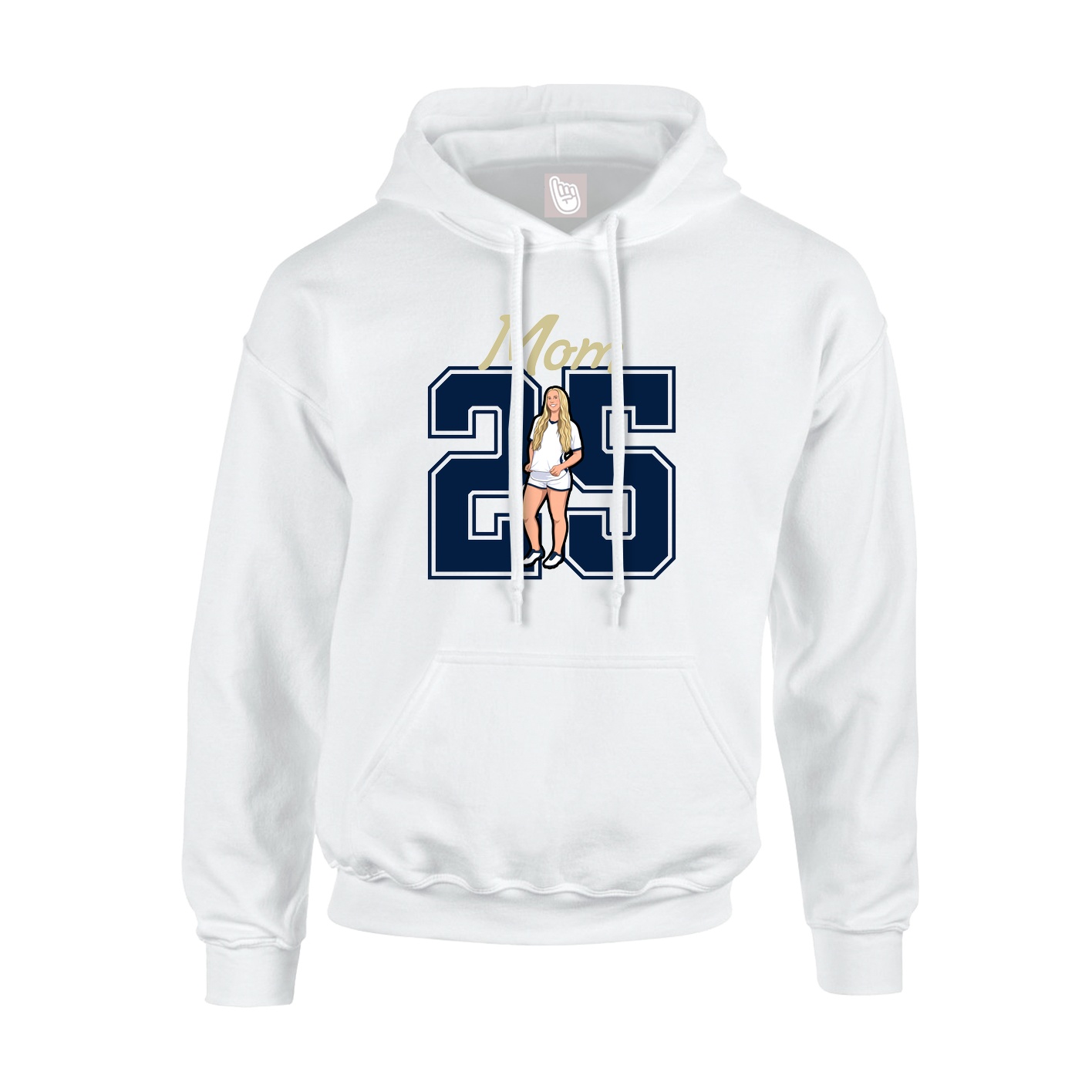 Hoodie — Mothers Day Shirsey in White