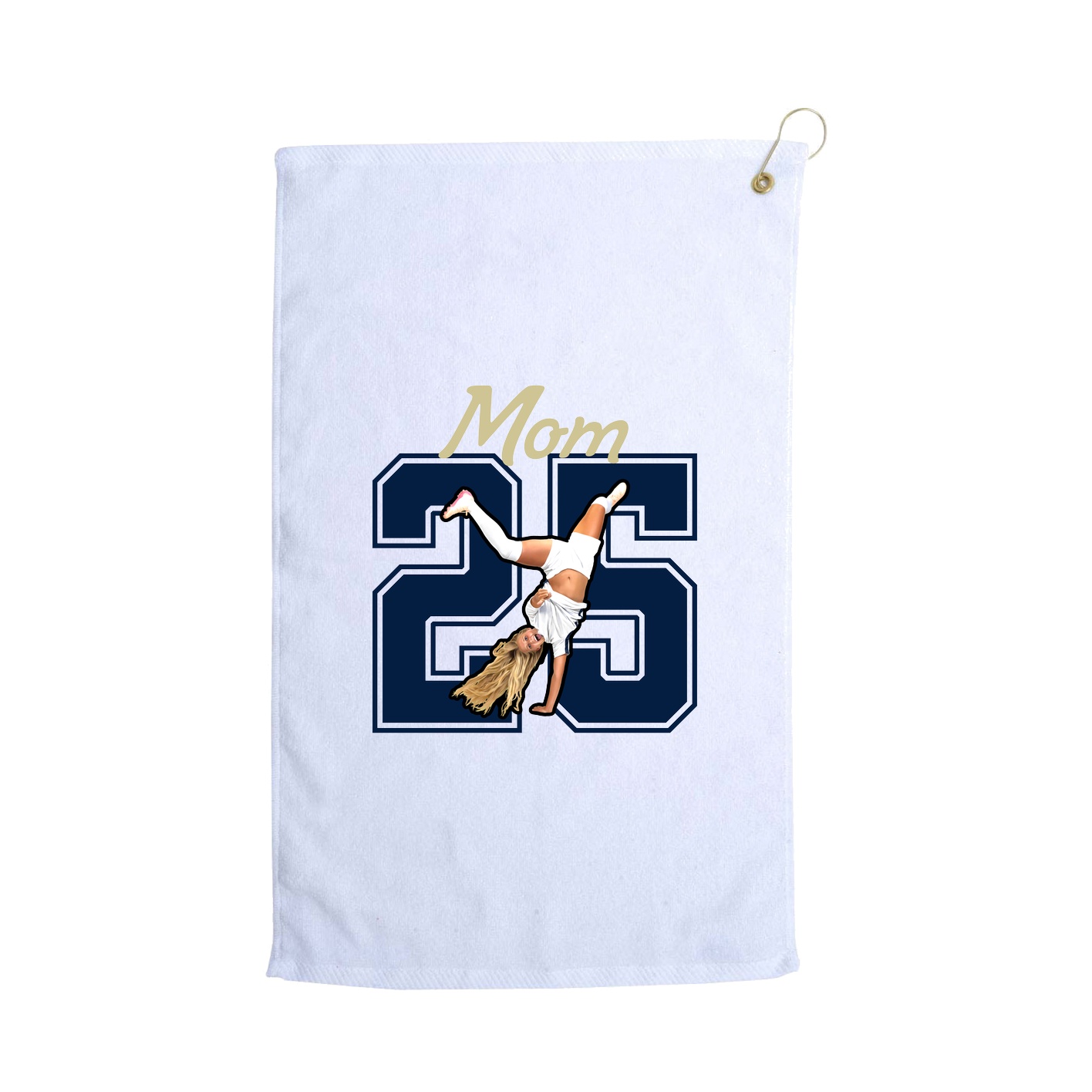 Golf Towel — Mothers Day Shirsey in White