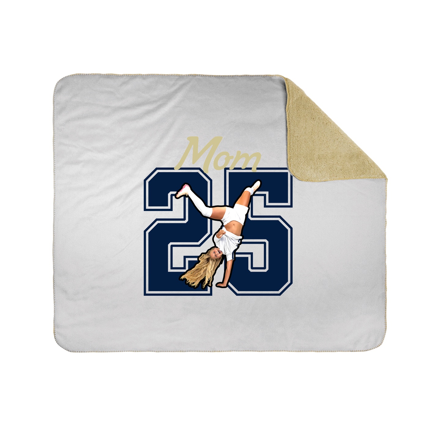 Throw Blanket — Mothers Day Shirsey in White