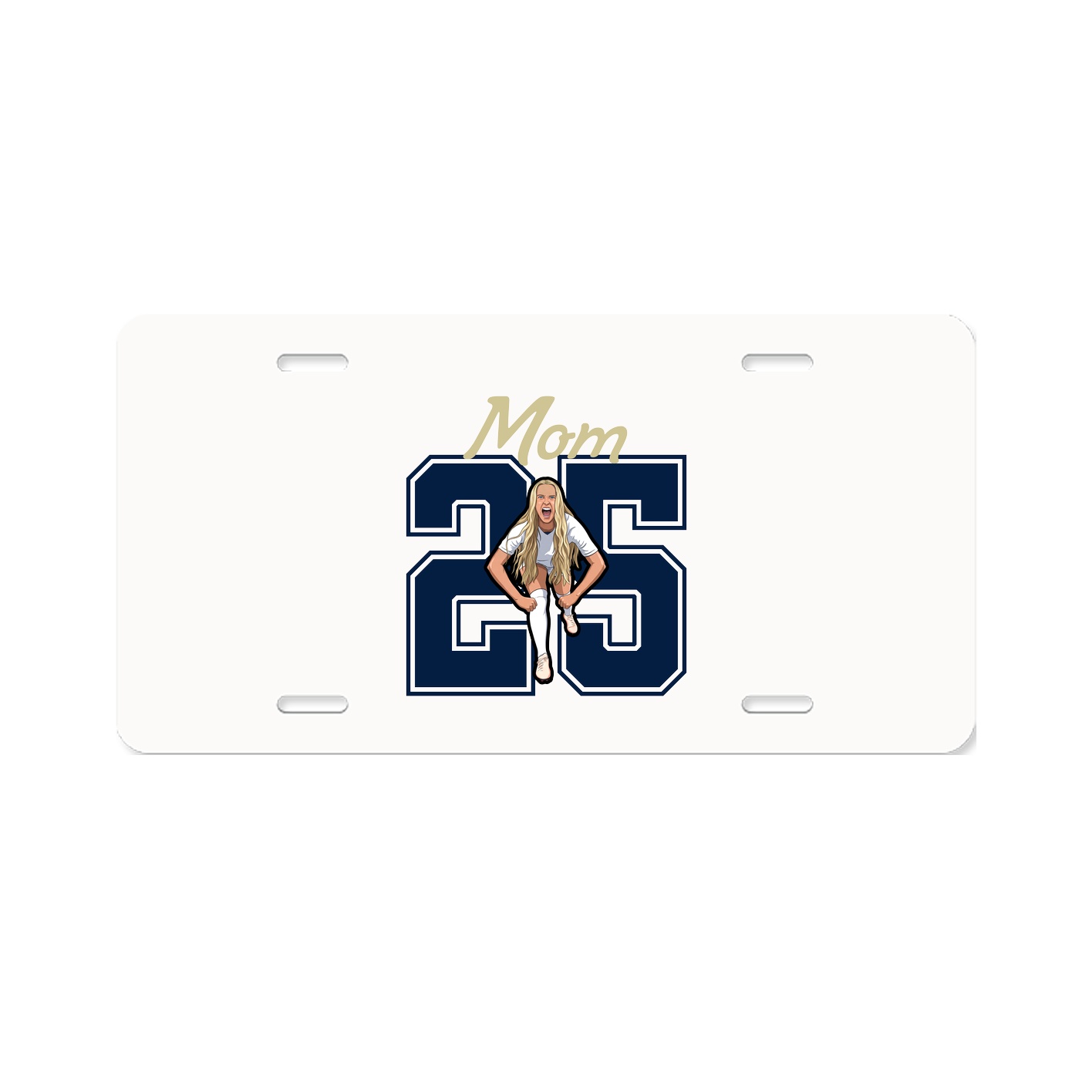 License Plate — Mothers Day Shirsey in Classic