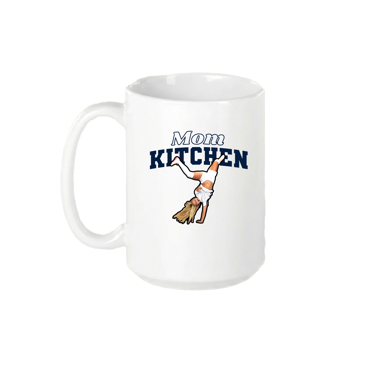15oz Coffee Mug — Mothers Day Block in White