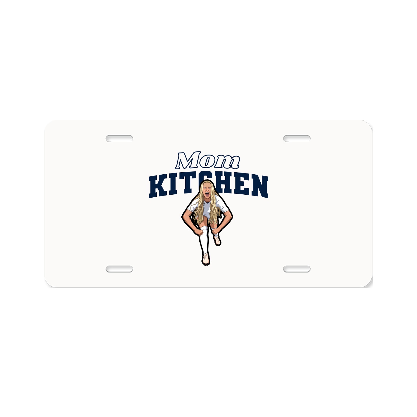 License Plate — Mothers Day Block in Classic
