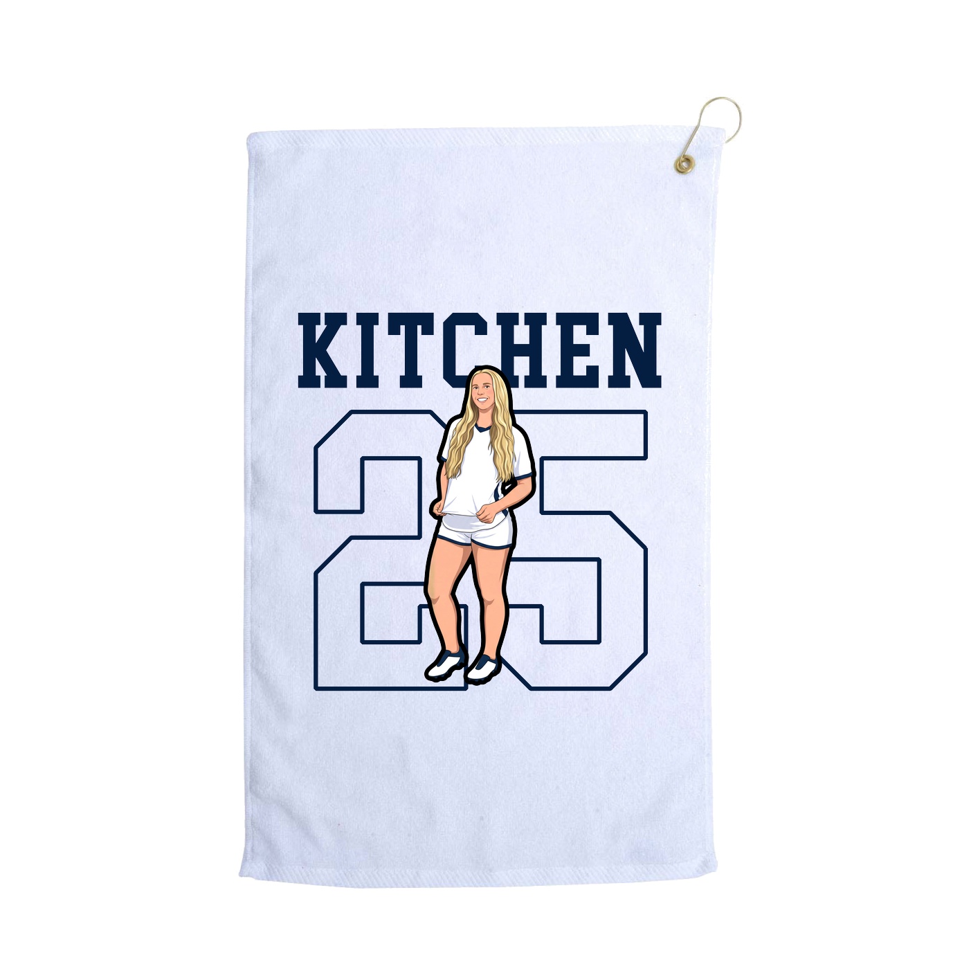 Golf Towel — Shirsey in White
