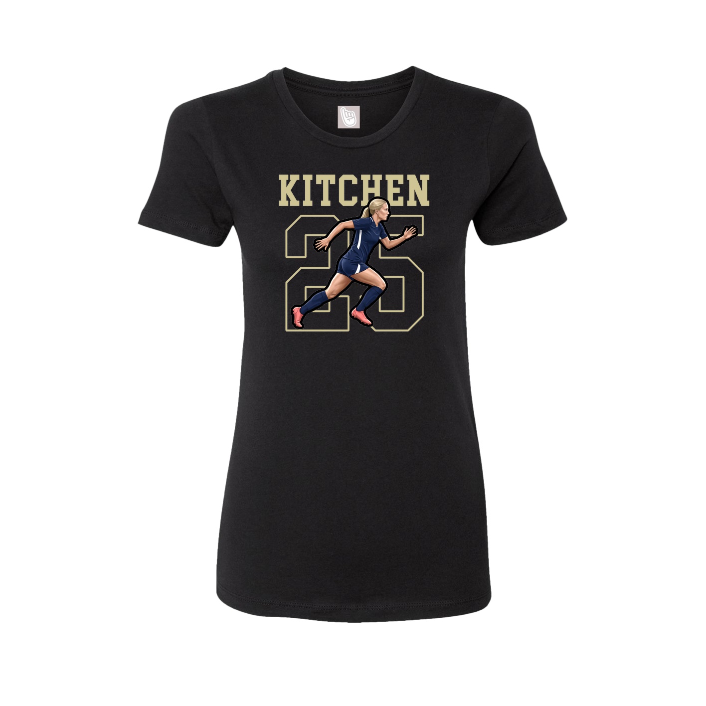 Fitted Women's Tee — Shirsey in Black