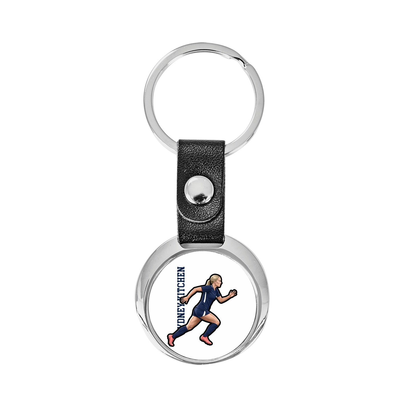 Key Chain — Name Vertical in Classic