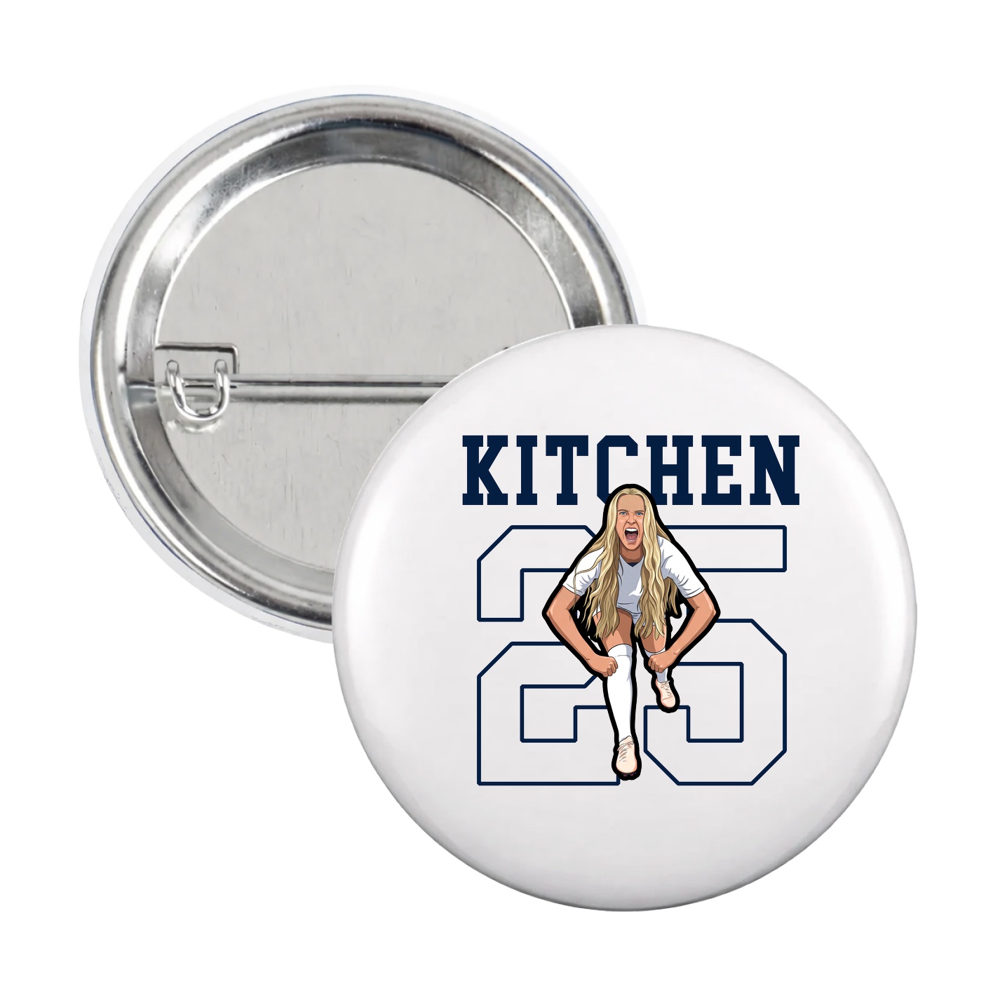 Game Day Button — Shirsey in White
