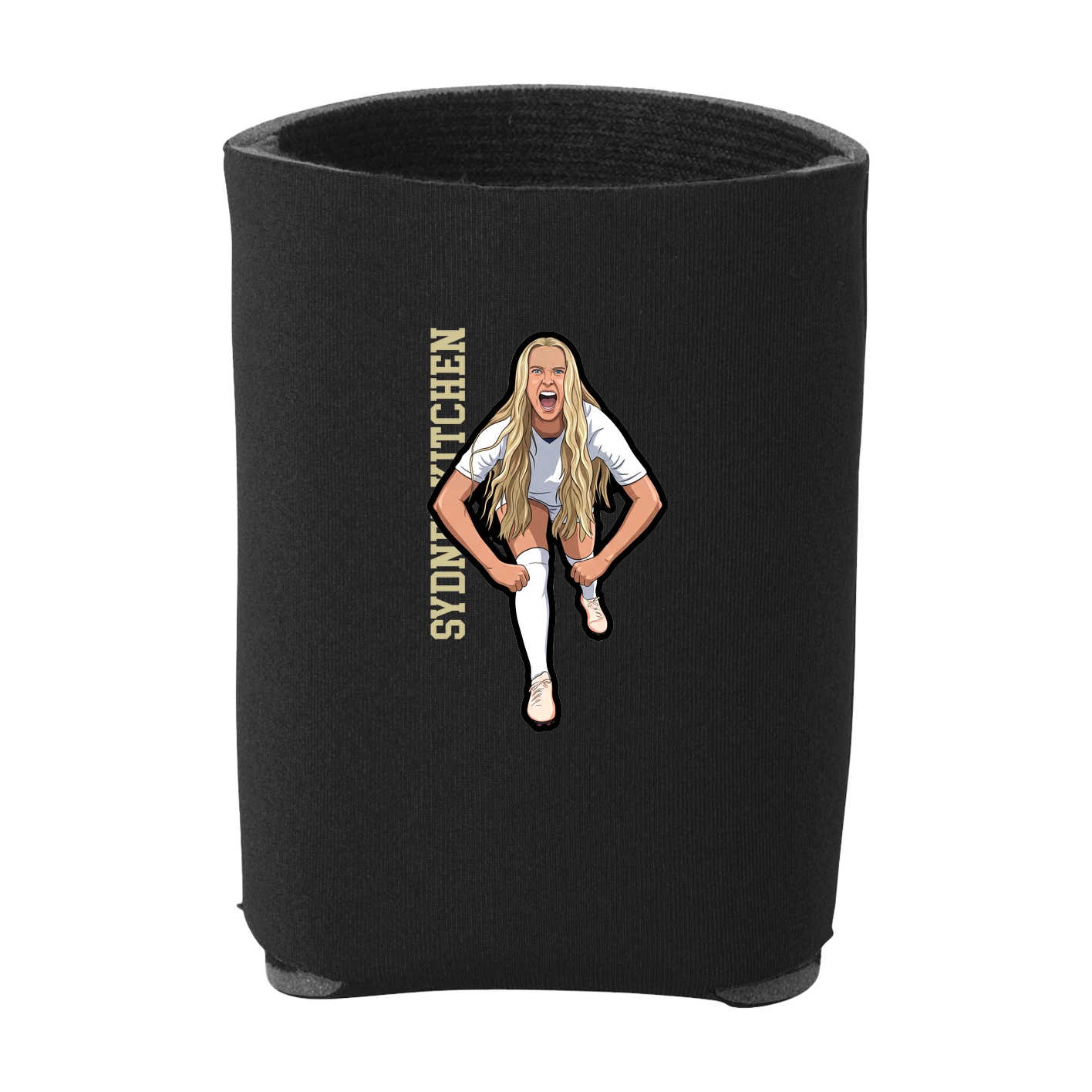 Can Holder — Name Vertical in Black