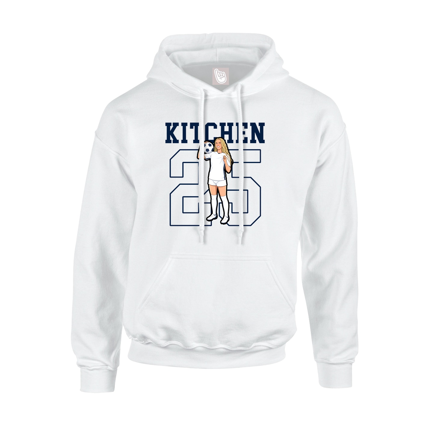 Youth Hoodie — Shirsey in White