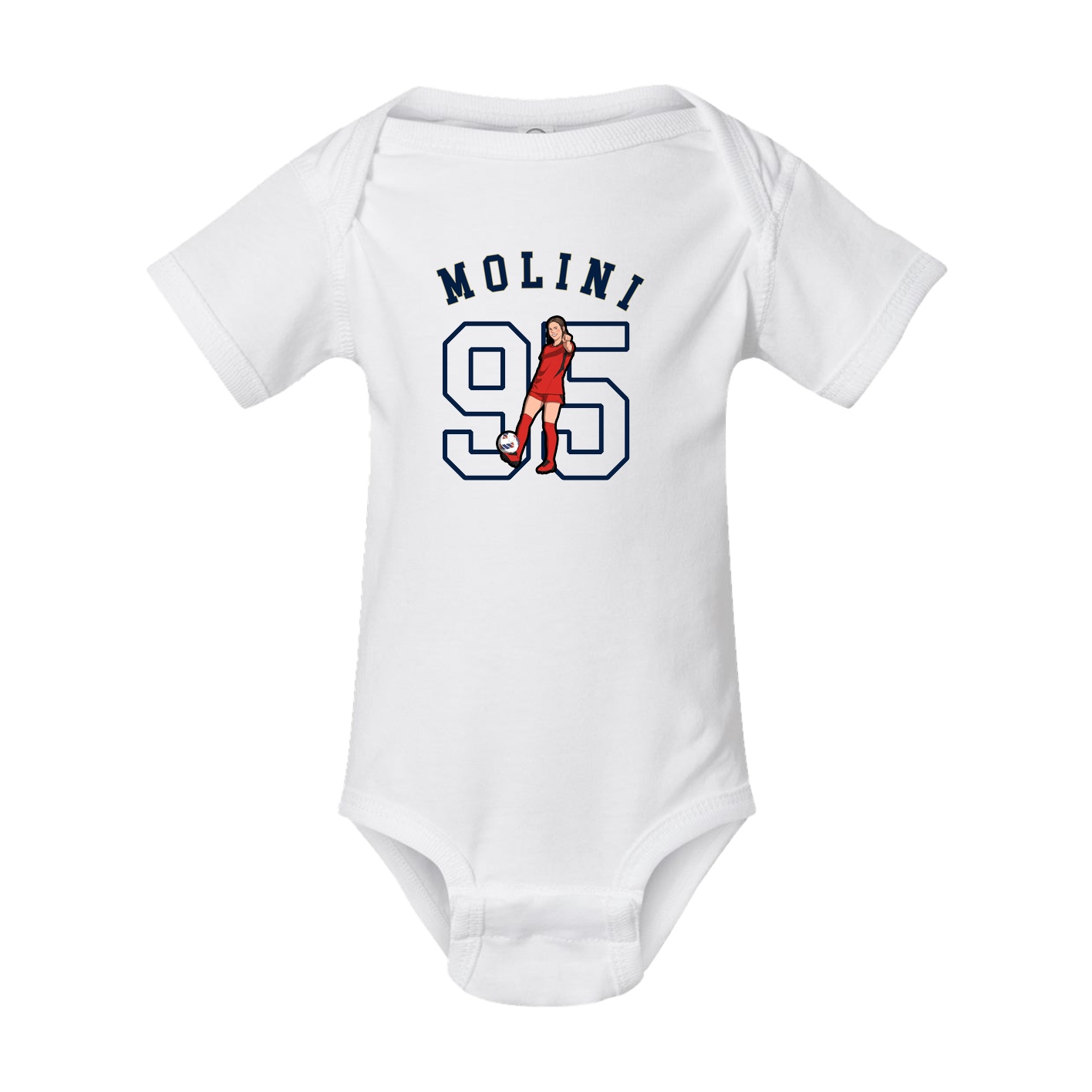 Baby Onesie — Shirsey Arch in White