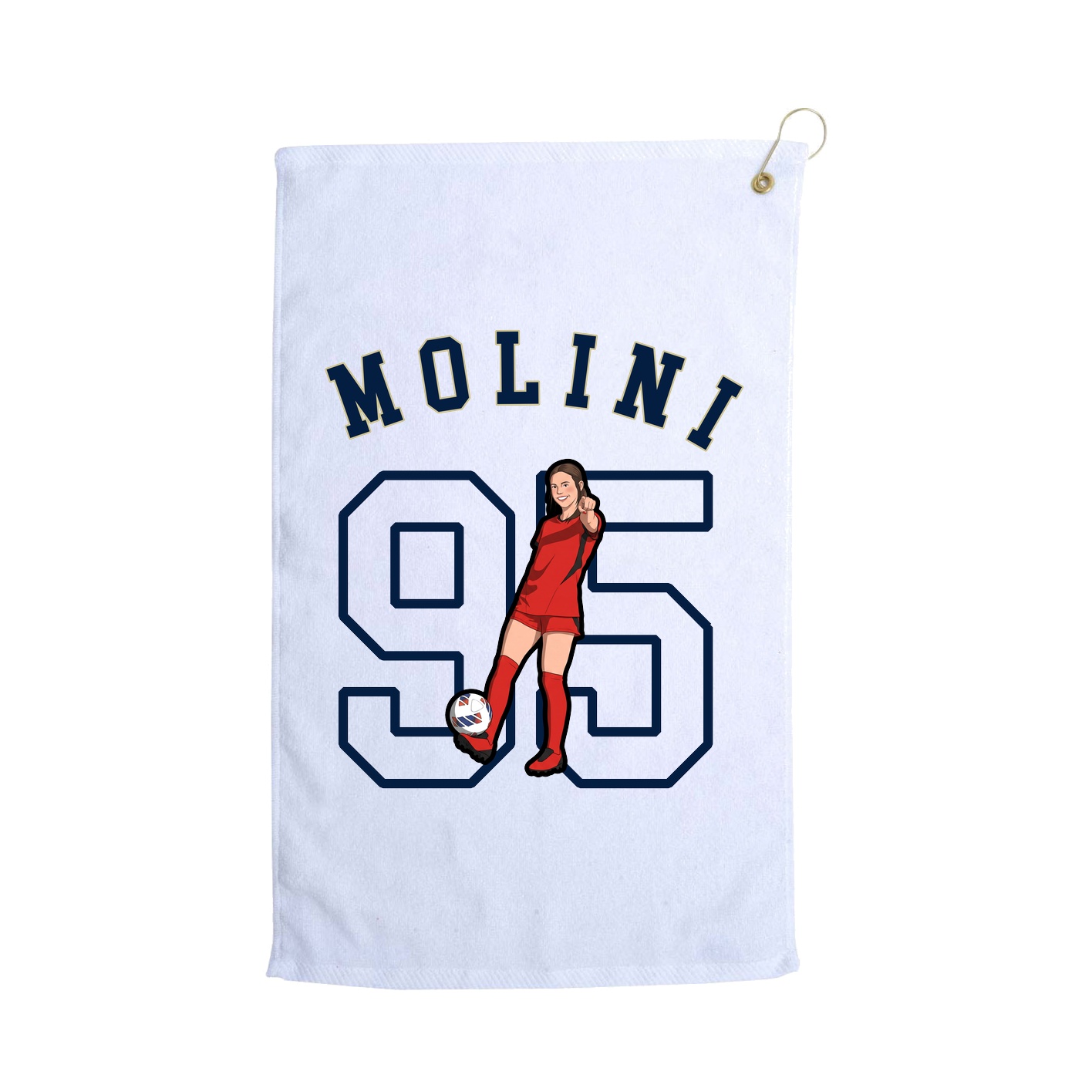 Golf Towel — Shirsey Arch in White