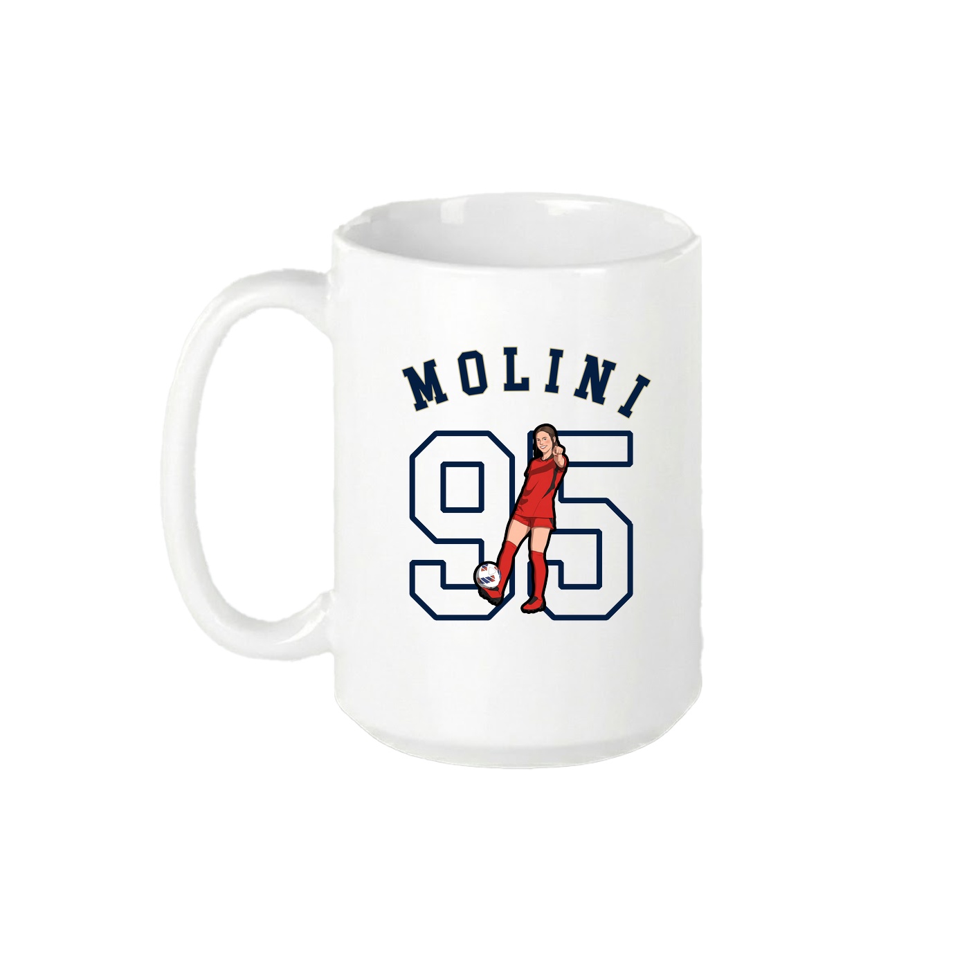 15oz Coffee Mug — Shirsey Arch in White