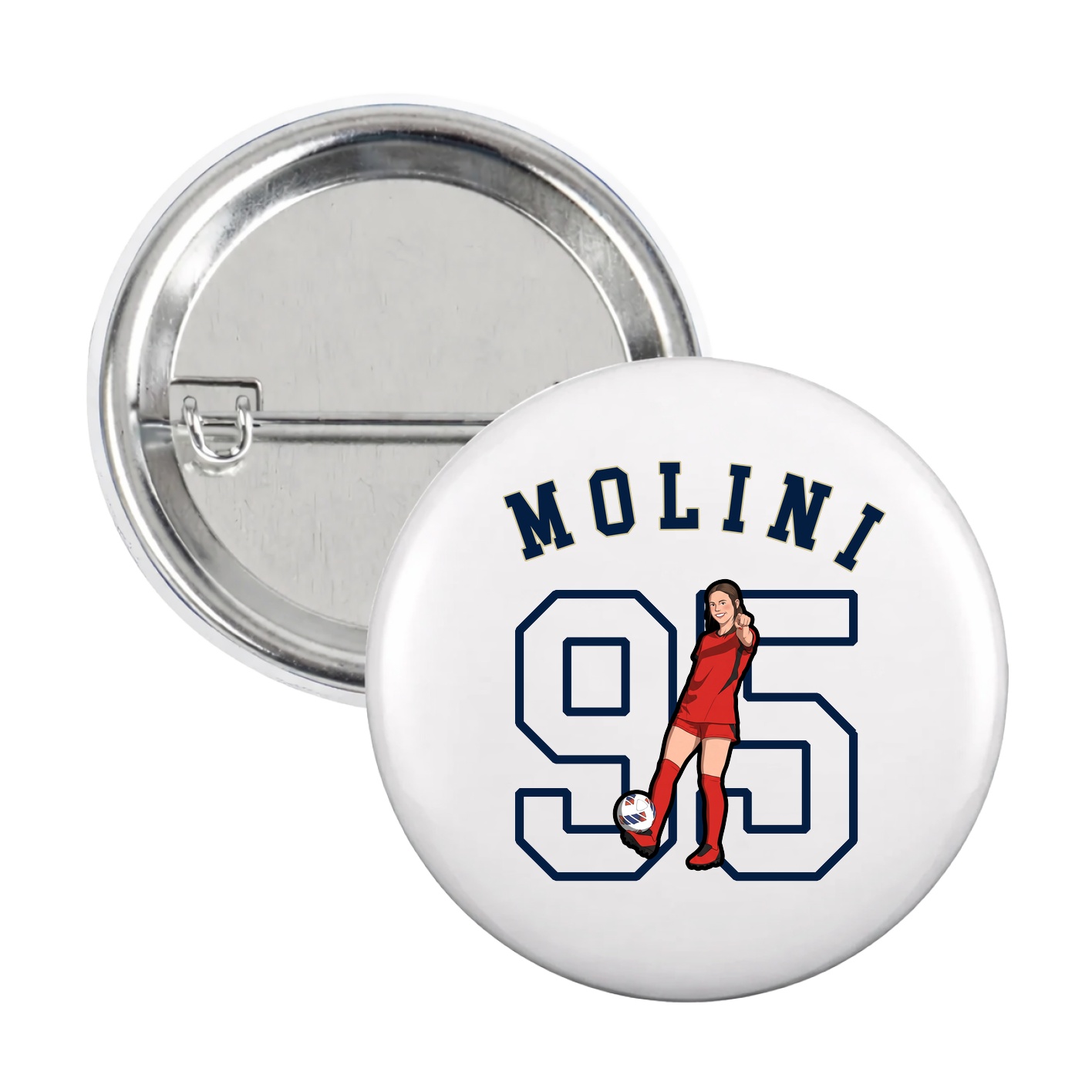Game Day Button — Shirsey Arch in White