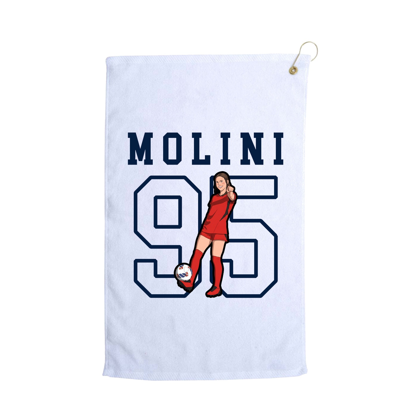 Golf Towel — Shirsey in White