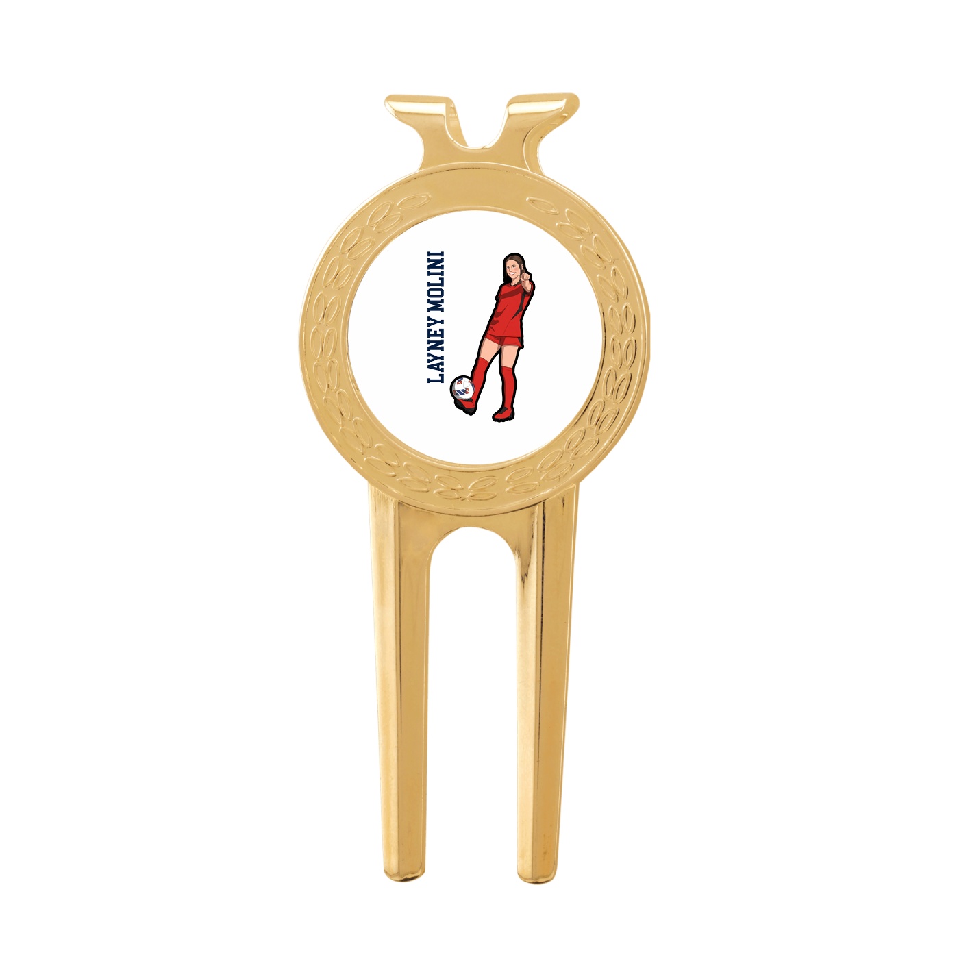 Divot Tool with Ball Marker — Name Vertical in Classic