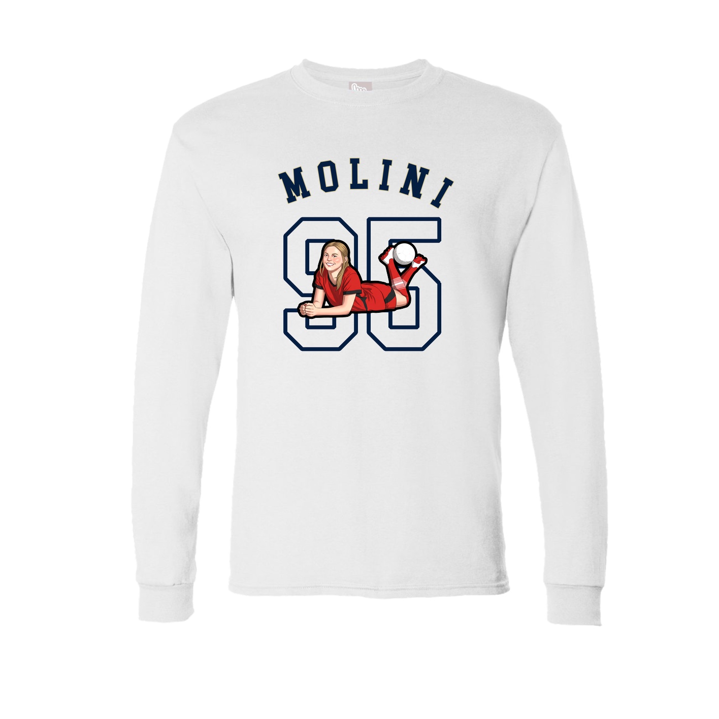 Long Sleeve Tee — Shirsey Arch in White