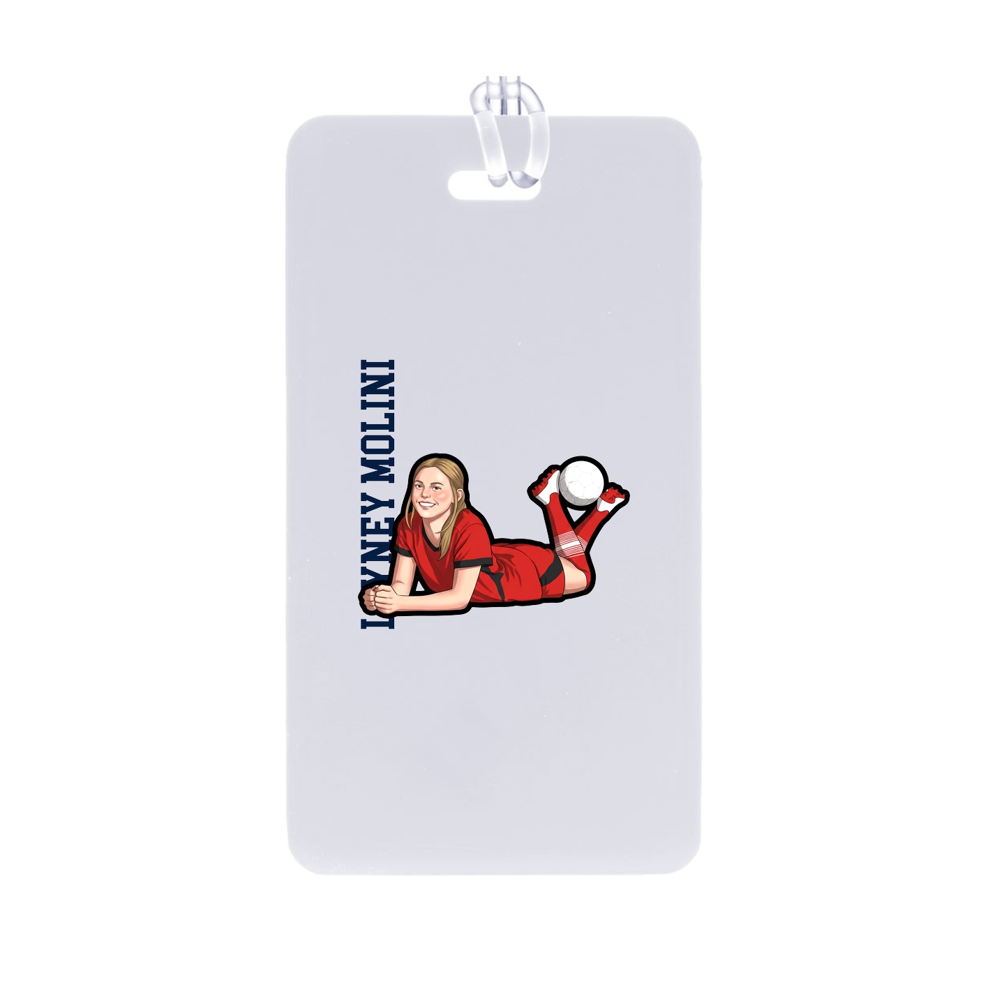 Bag Tag — Name Vertical in Classic