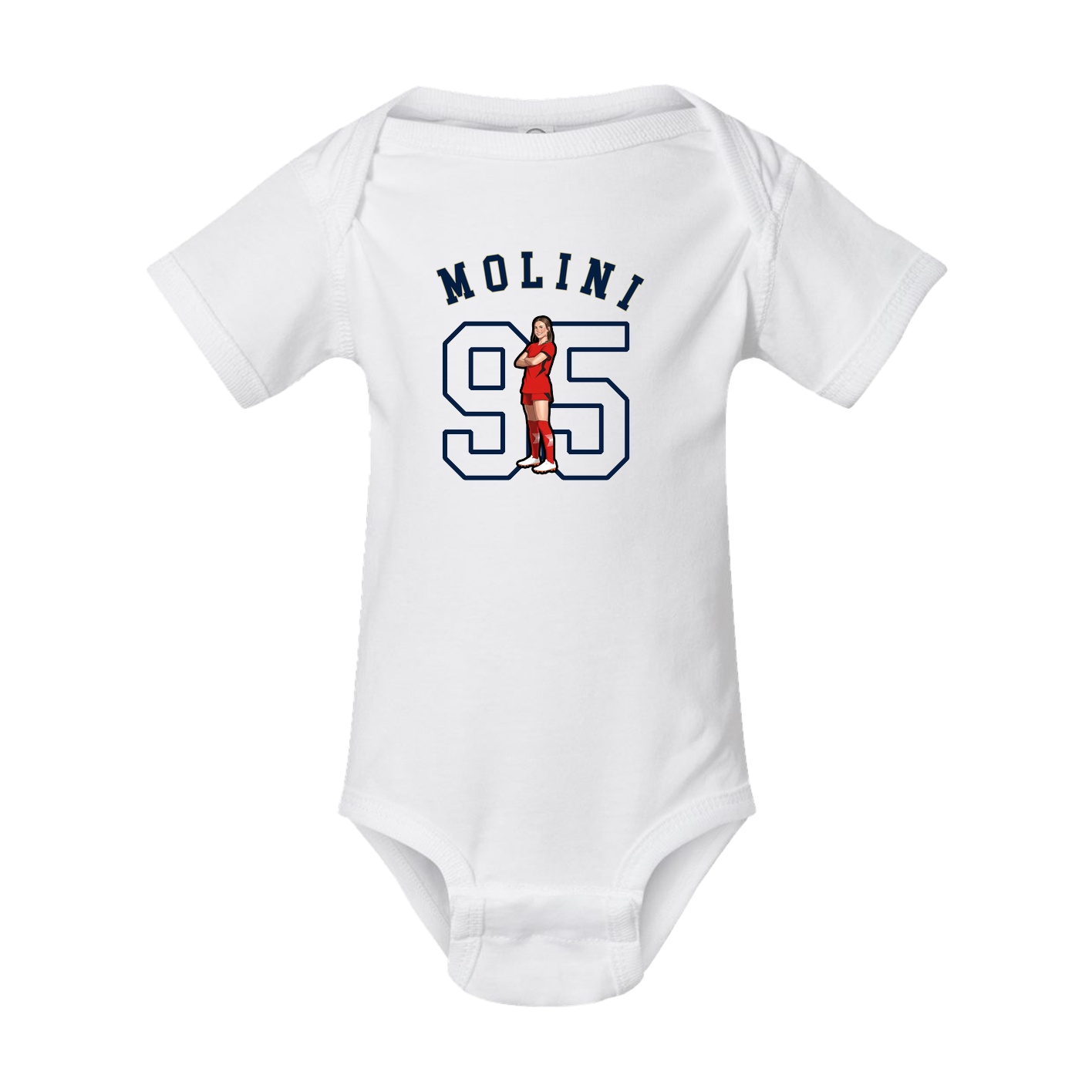Baby Onesie — Shirsey Arch in White