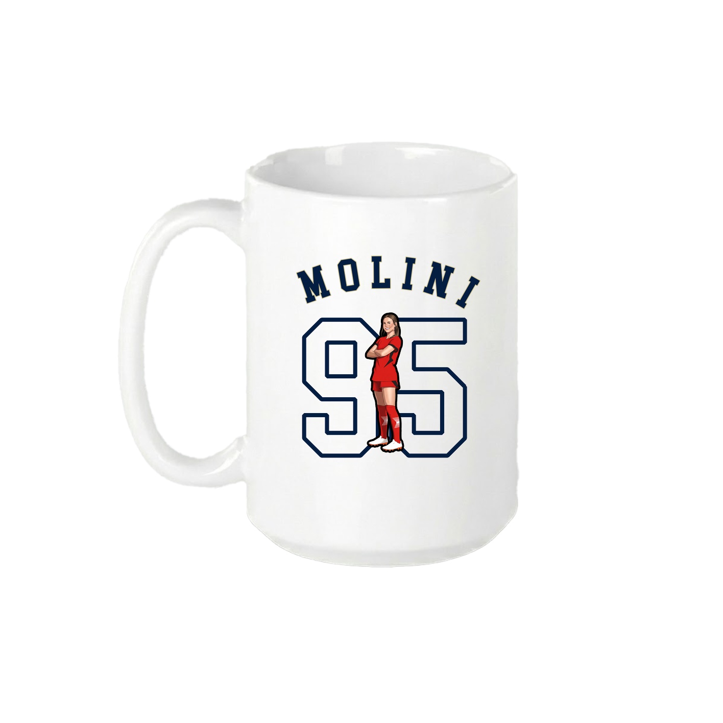 15oz Coffee Mug — Shirsey Arch in White