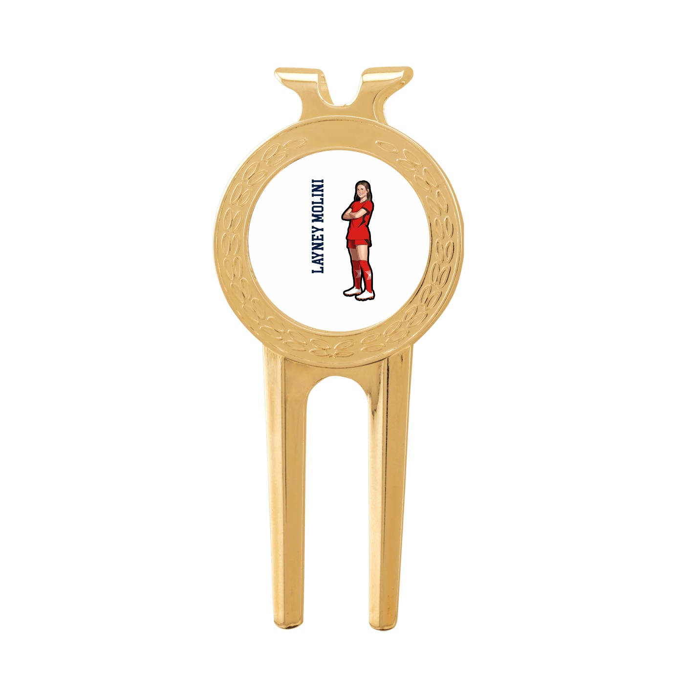 Divot Tool with Ball Marker — Name Vertical in Classic