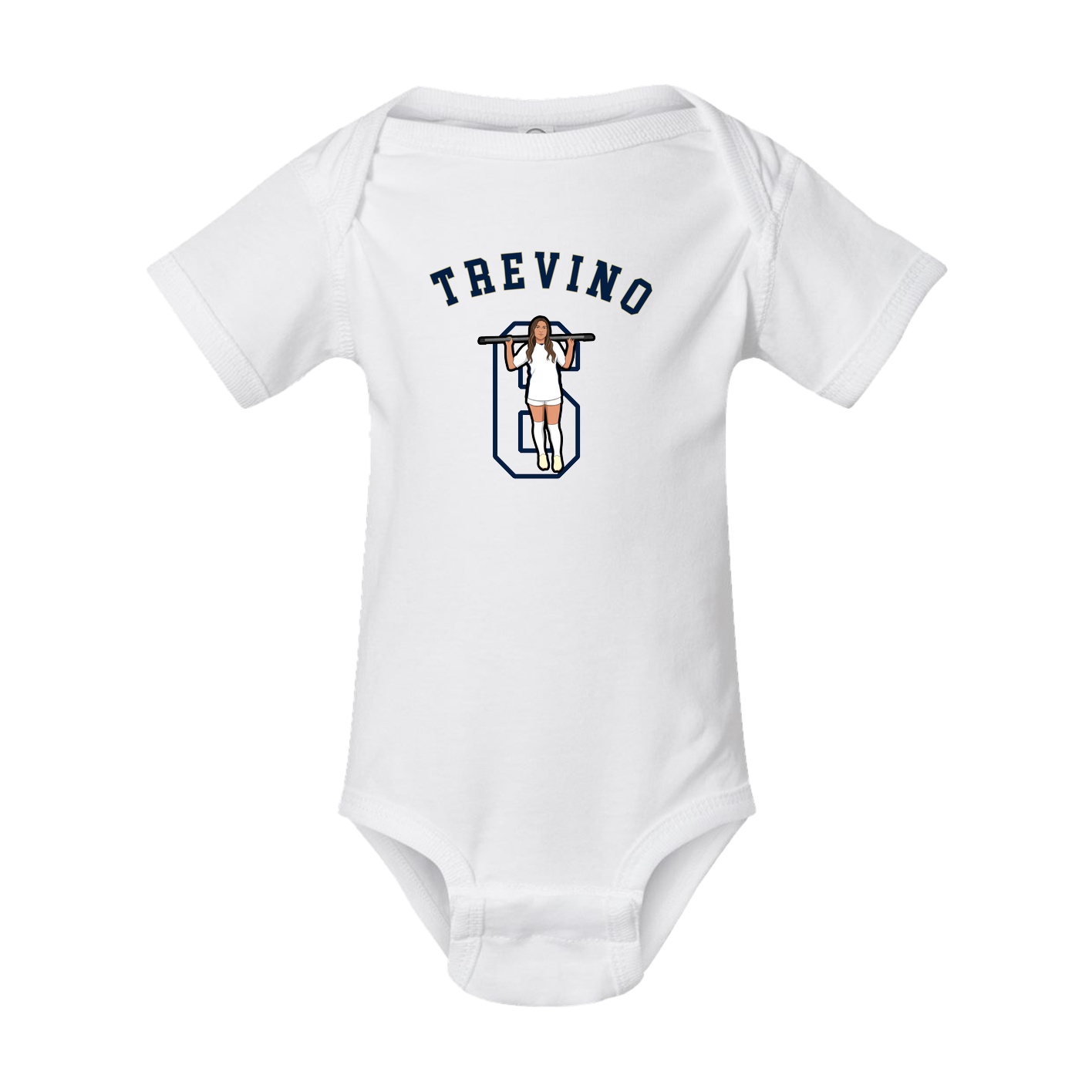 Baby Onesie — Shirsey Arch in White