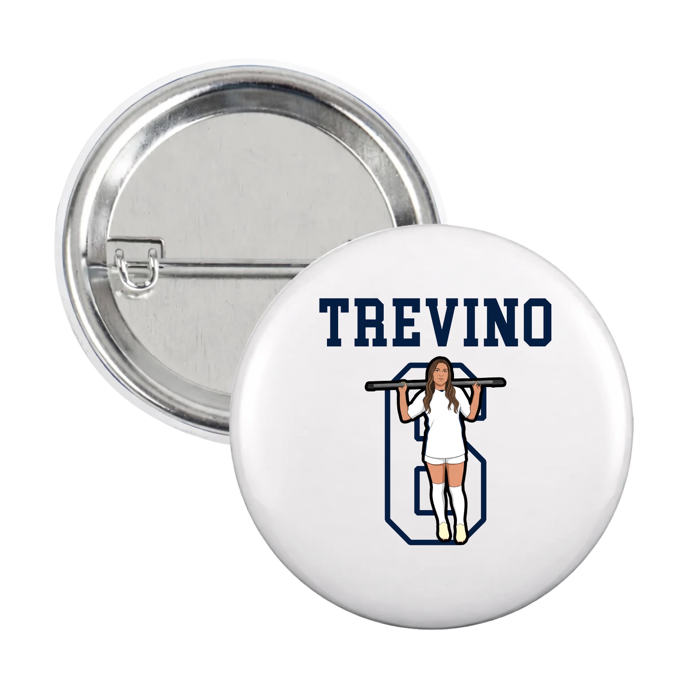 Game Day Button — Shirsey in White