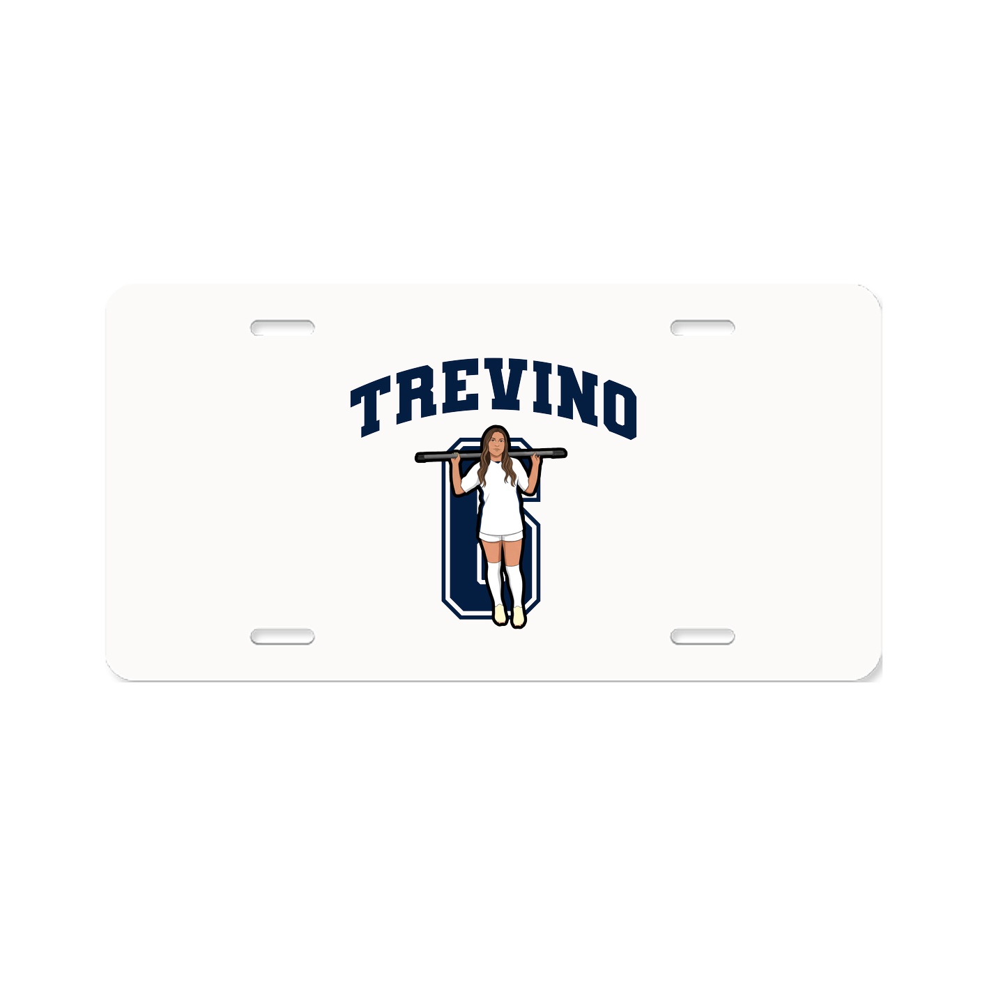 License Plate — Number in Classic