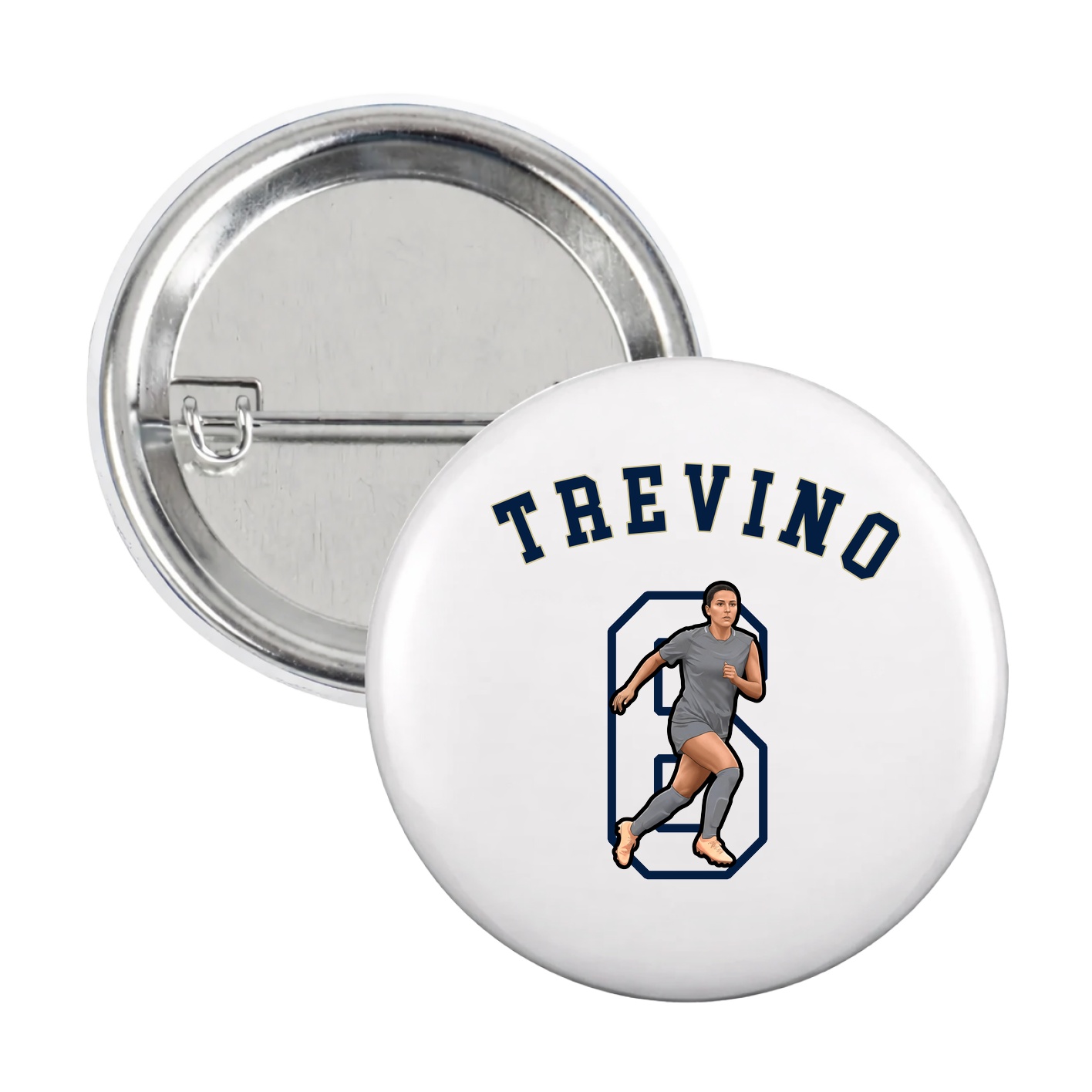 Game Day Button — Shirsey Arch in White
