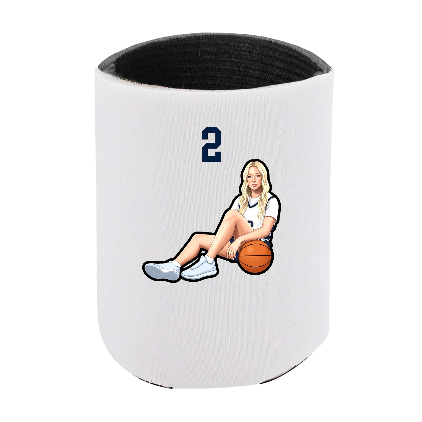 Can Holder — Number Top in White