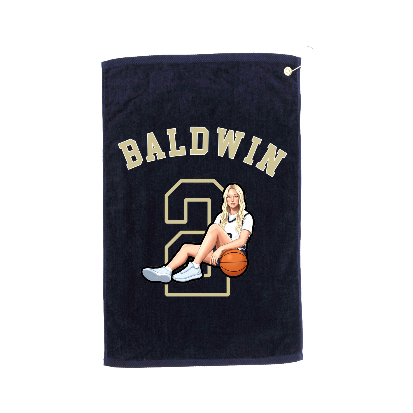 Golf Towel — Shirsey Arch in Navy