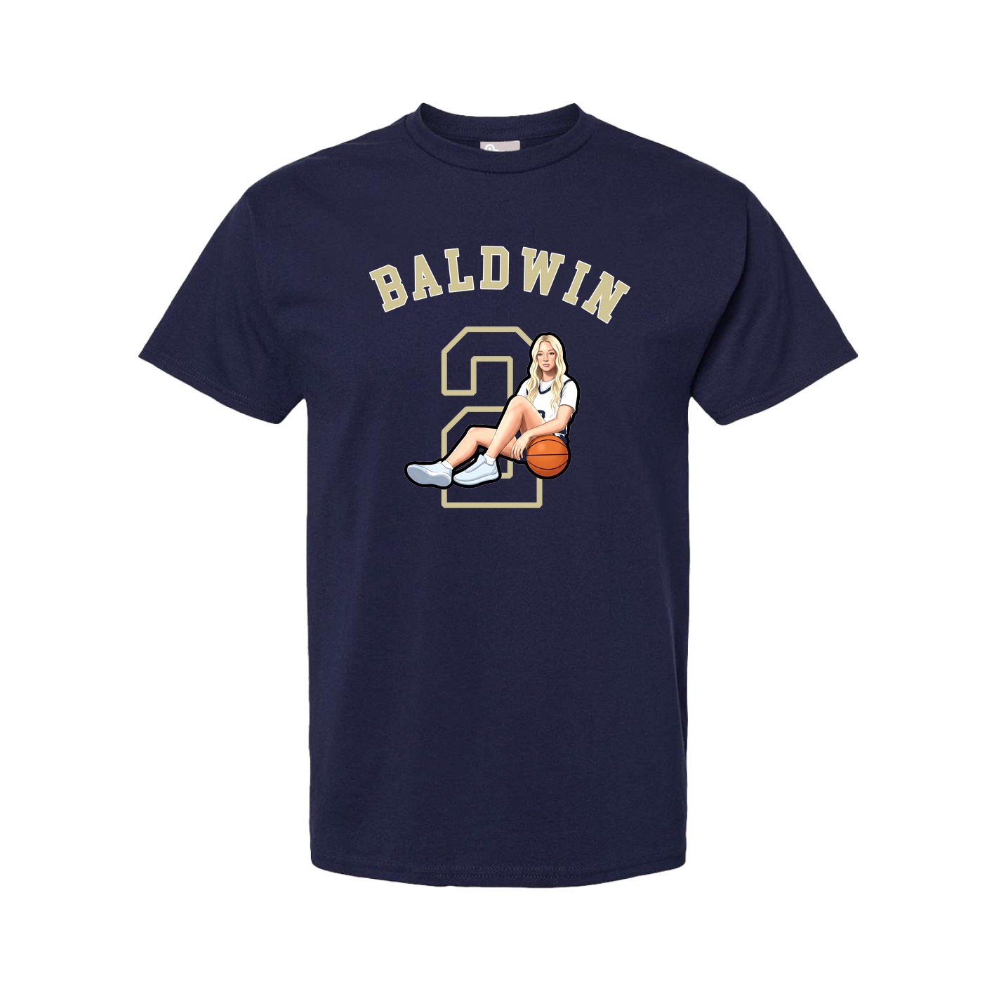 Youth Tee — Shirsey Arch in Navy