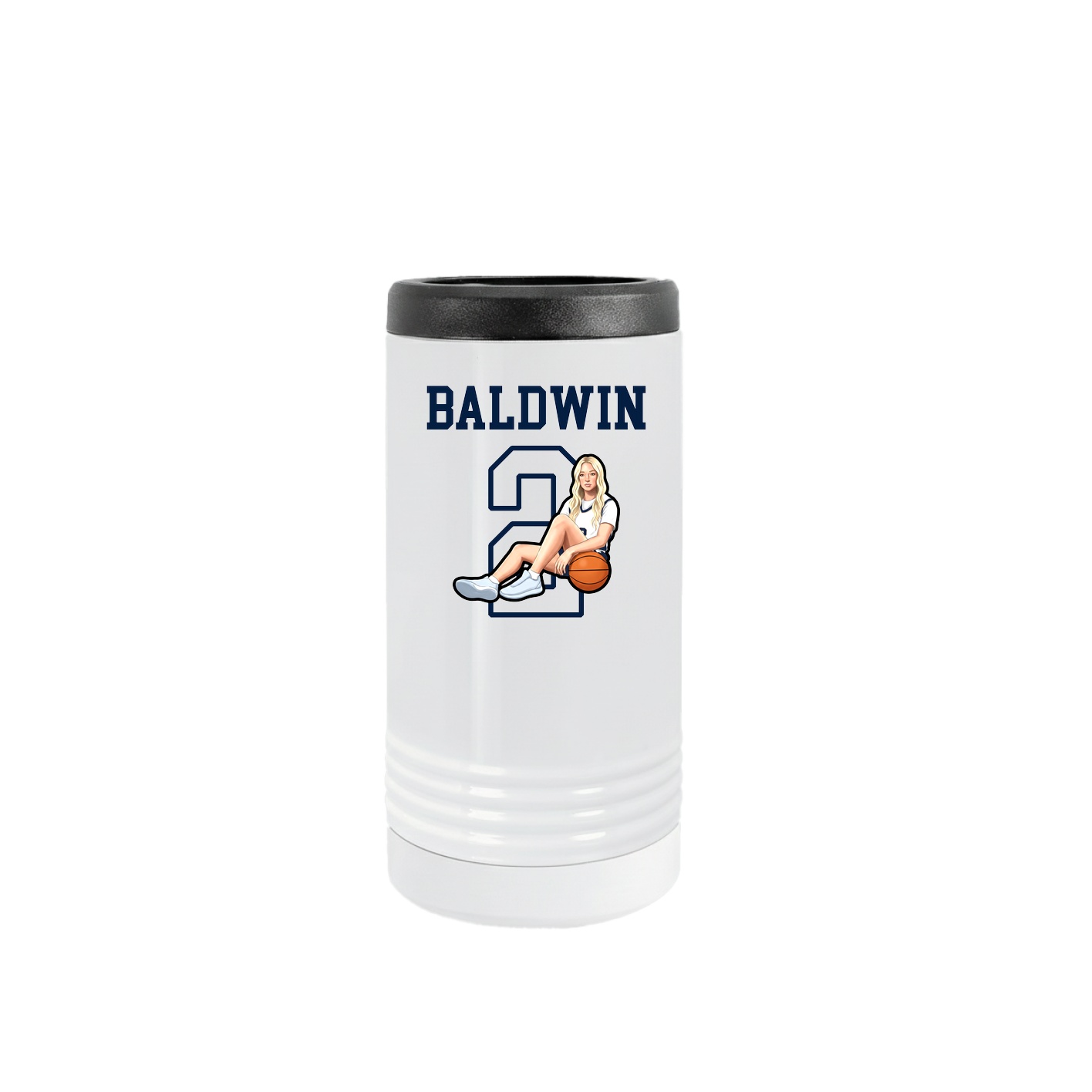 Slim Beverage Holder — Shirsey in White