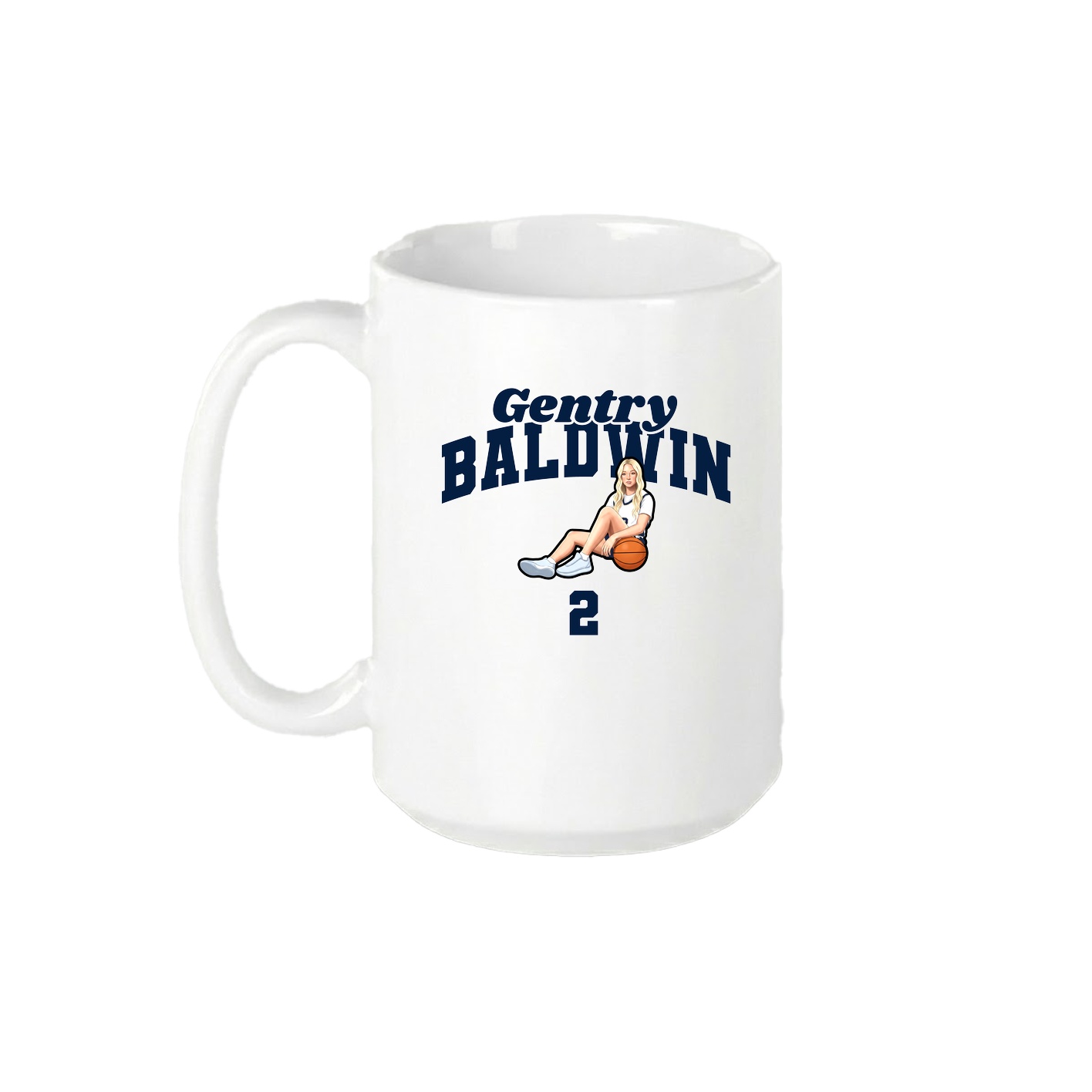 15oz Coffee Mug — Signature Arch in White