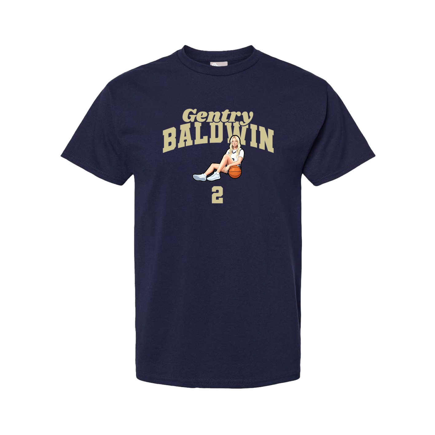 Tee — Signature Arch in Navy