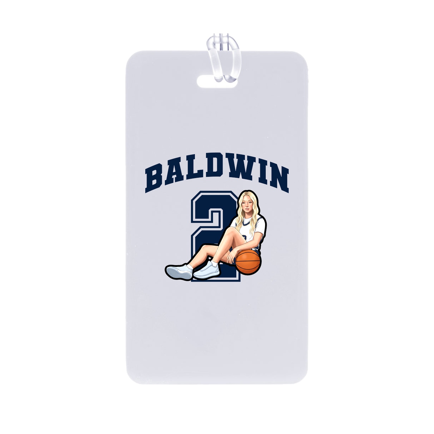Bag Tag — Number in Classic