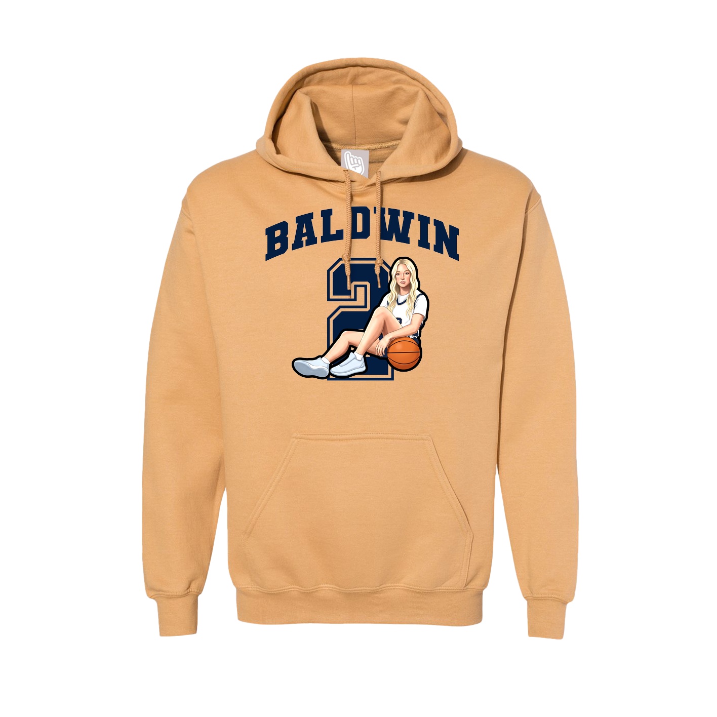 Hoodie — Number in Vegas Gold