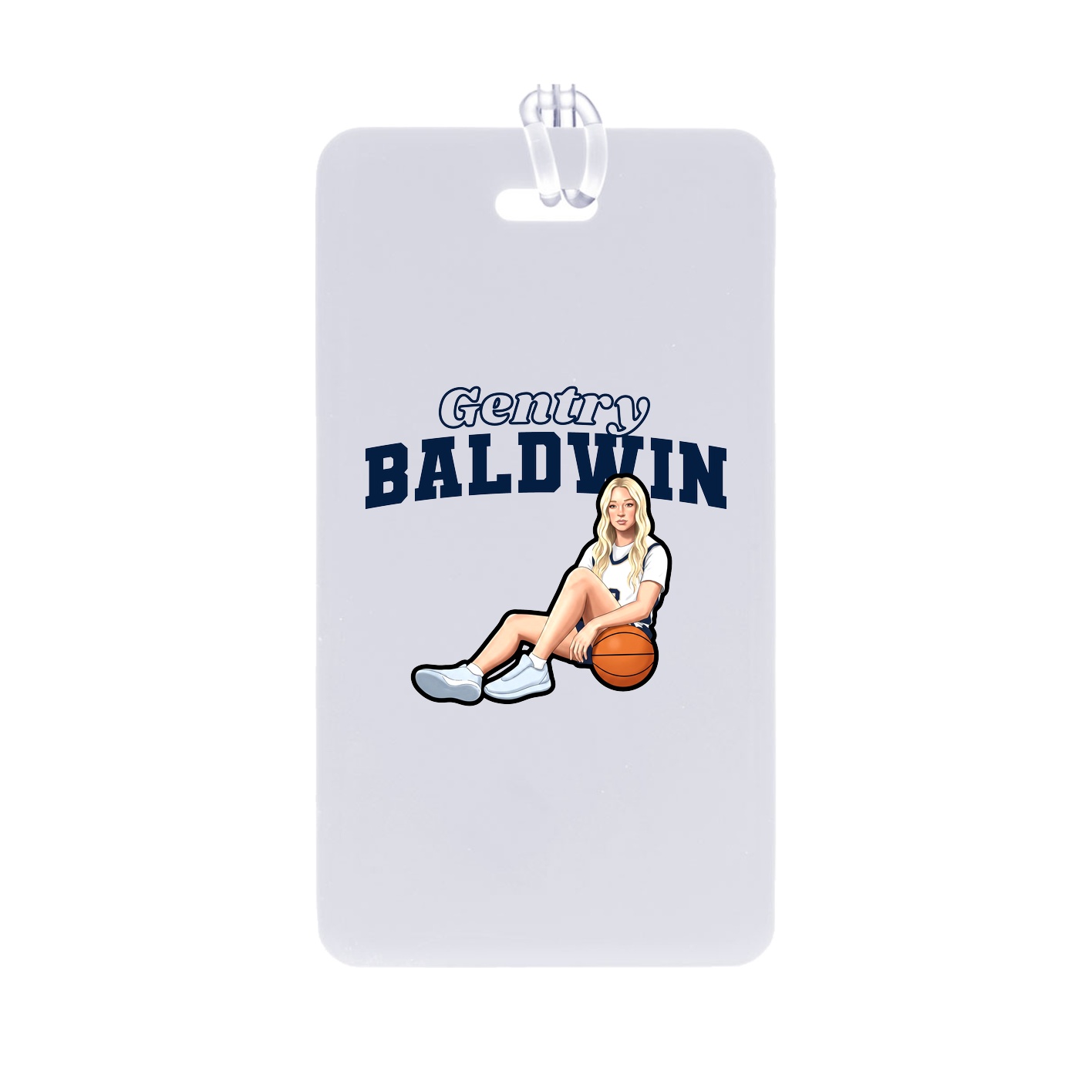 Bag Tag — Name Arch in Classic