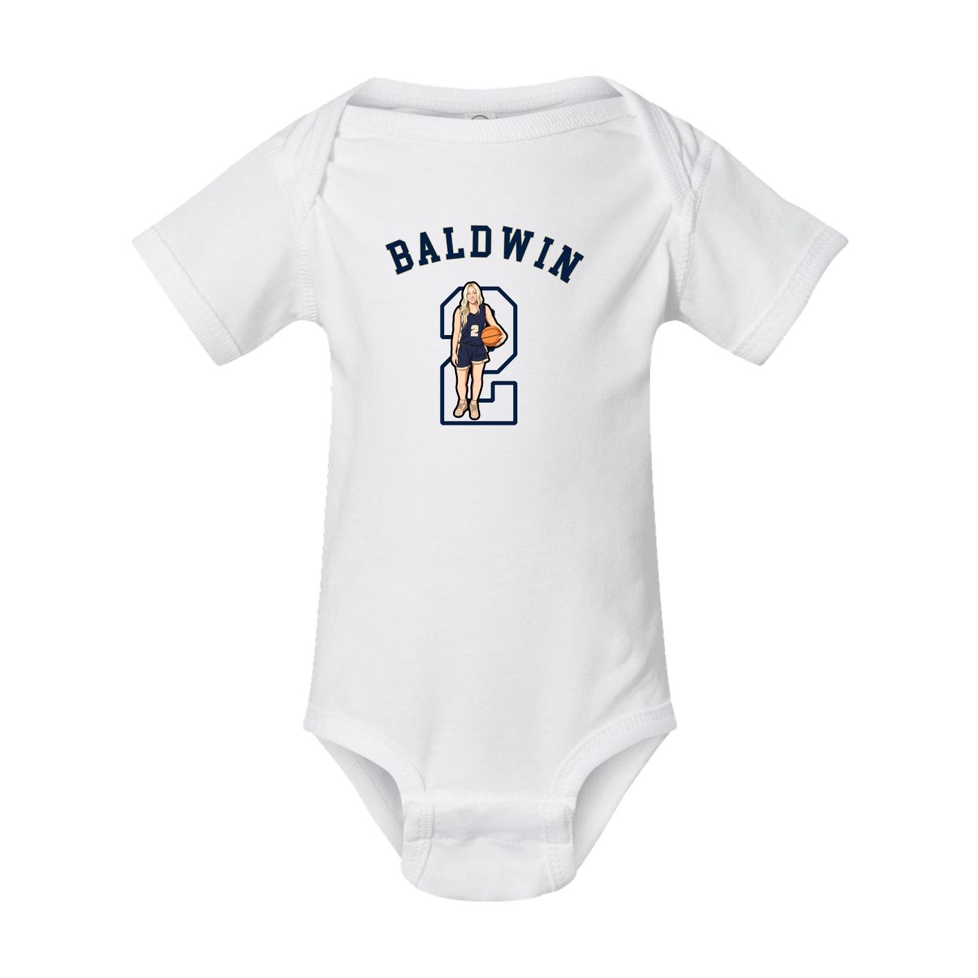 Baby Onesie — Shirsey Arch in White