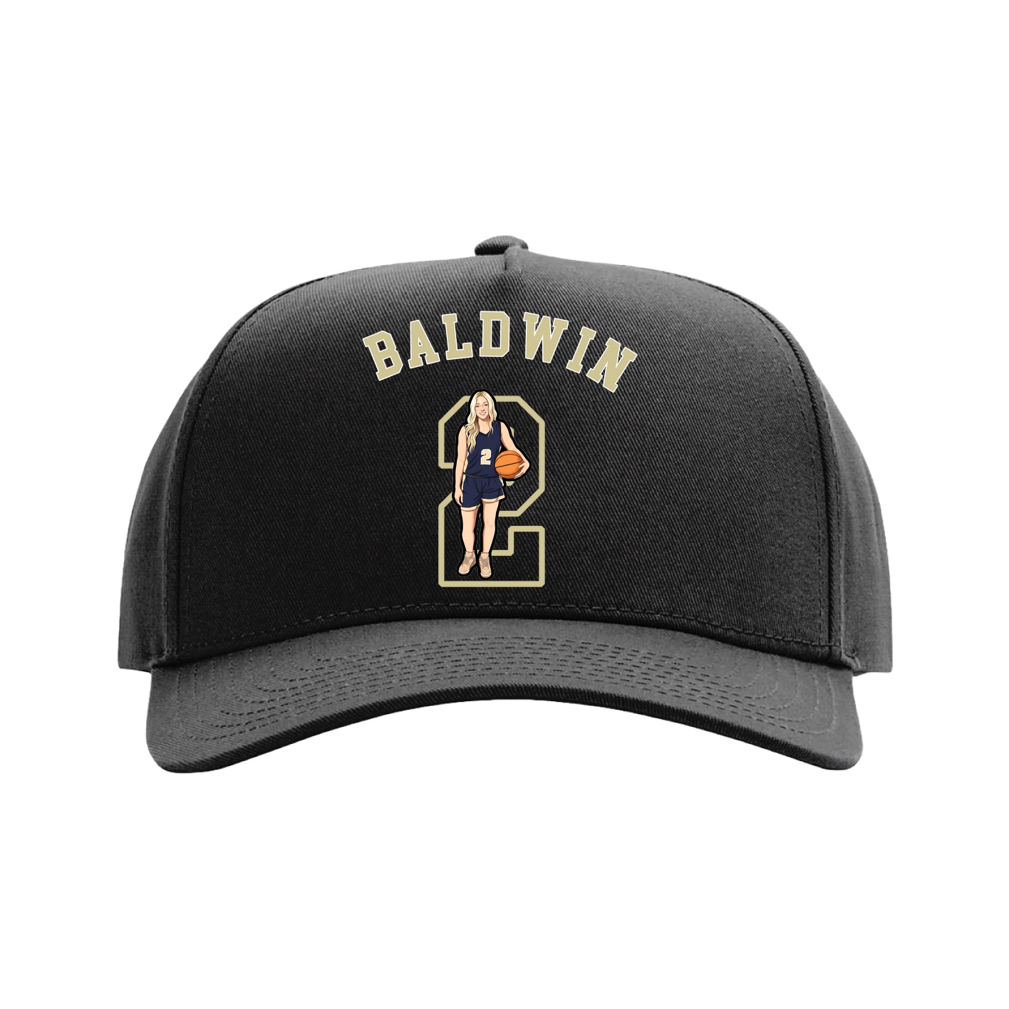 Full Fabric Five-Panel Champ Cap
