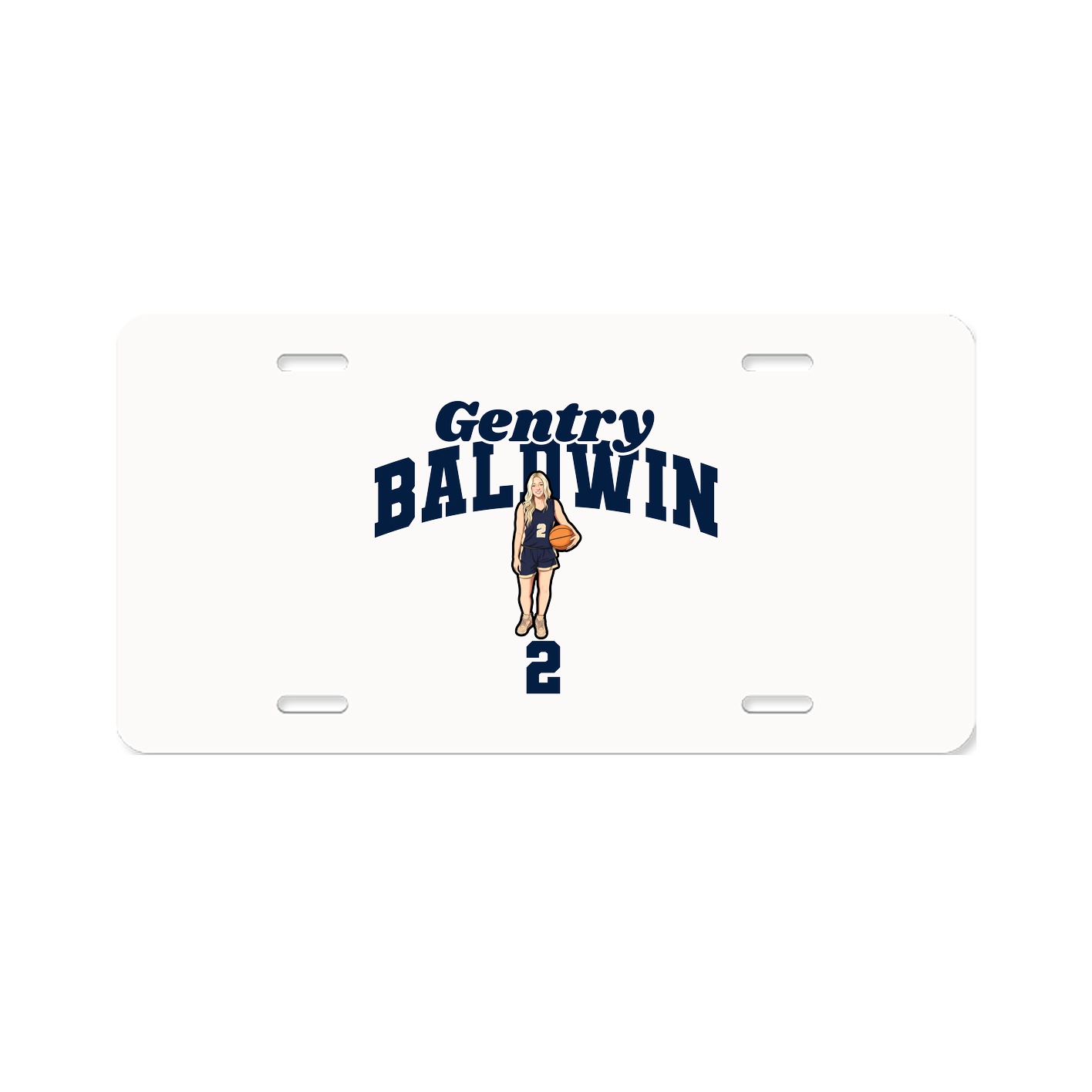 License Plate — Signature Arch in Classic