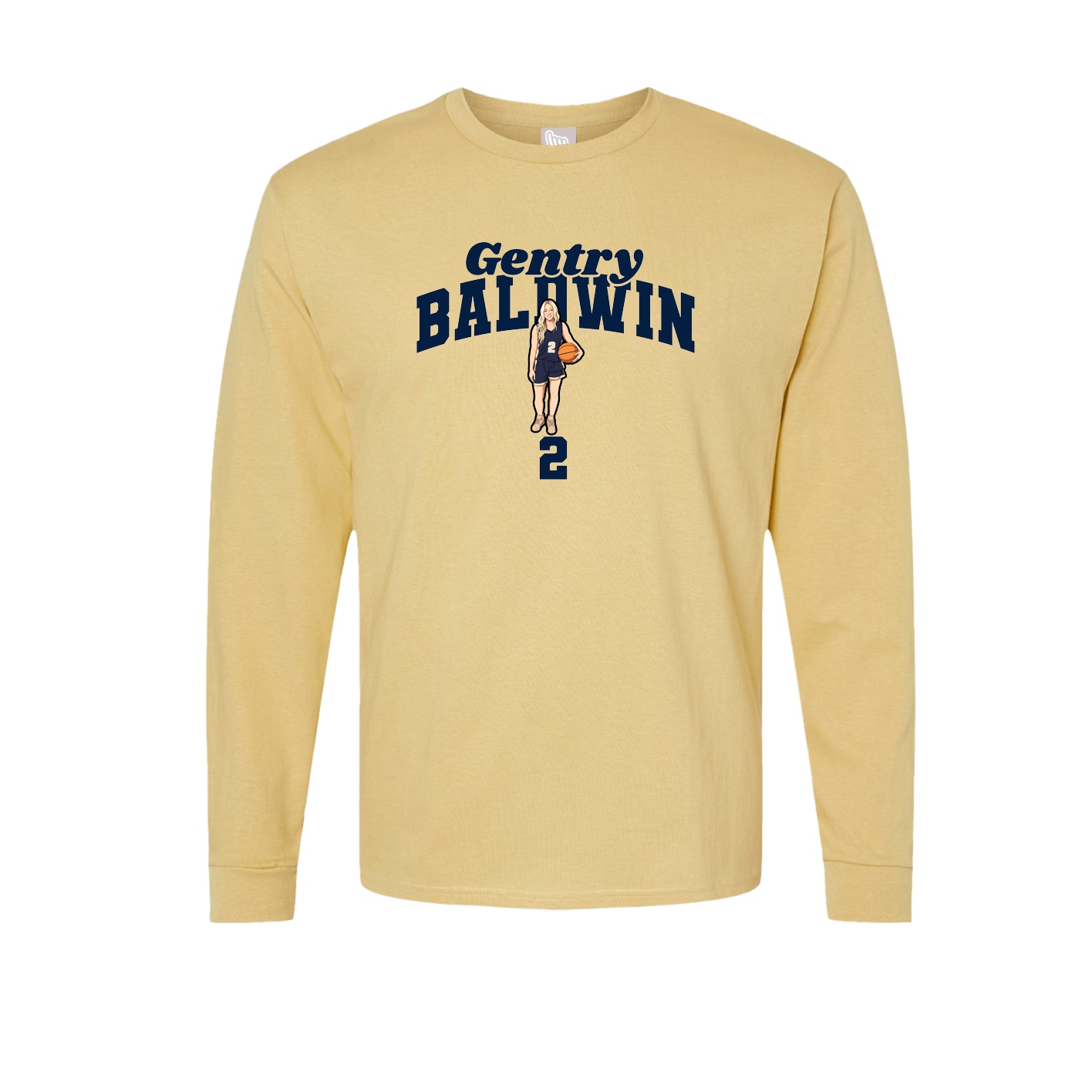 Long Sleeve Tee — Signature Arch in Vegas Gold