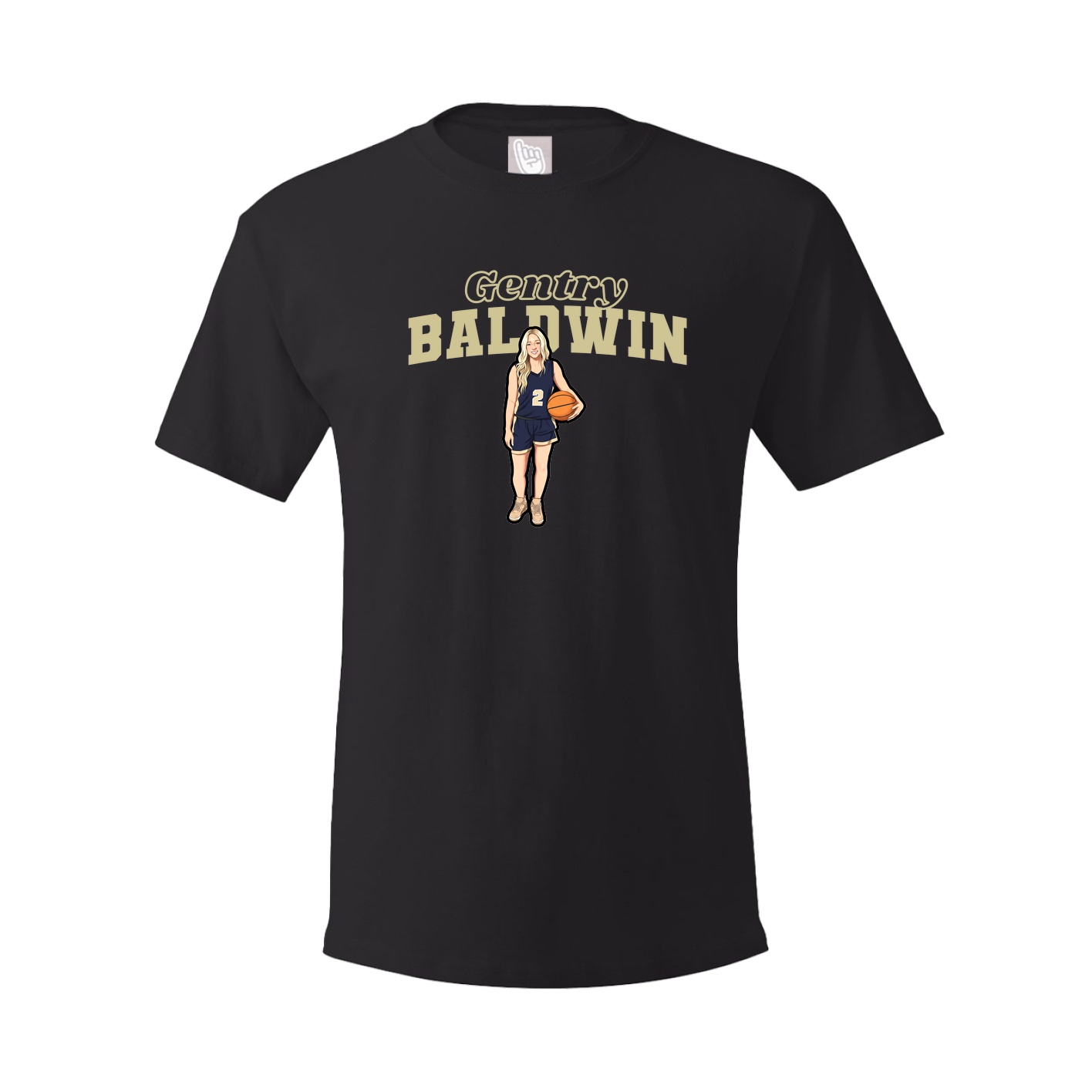 Tee — Name Arch in Black