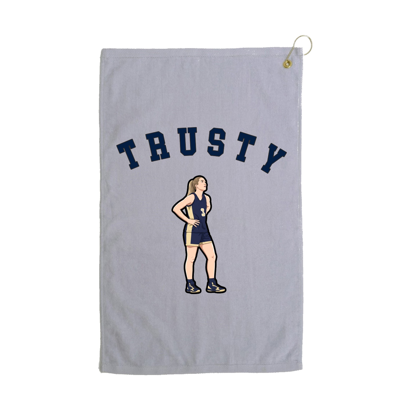 Golf Towel — Shirsey Arch in Grey
