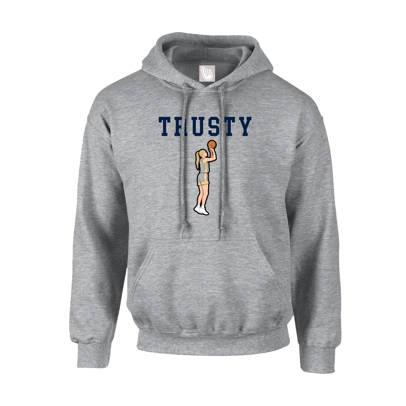 Hoodie — Shirsey in Grey