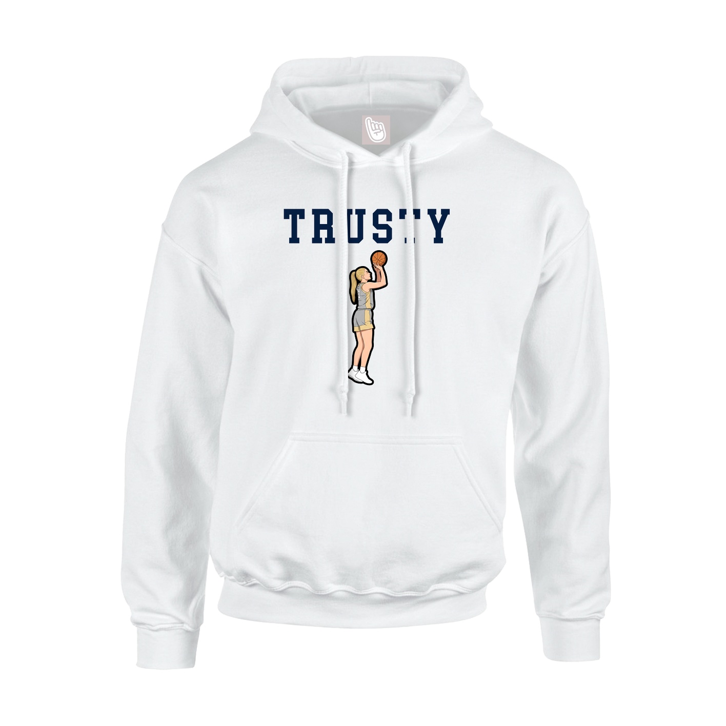 Youth Hoodie — Shirsey in White