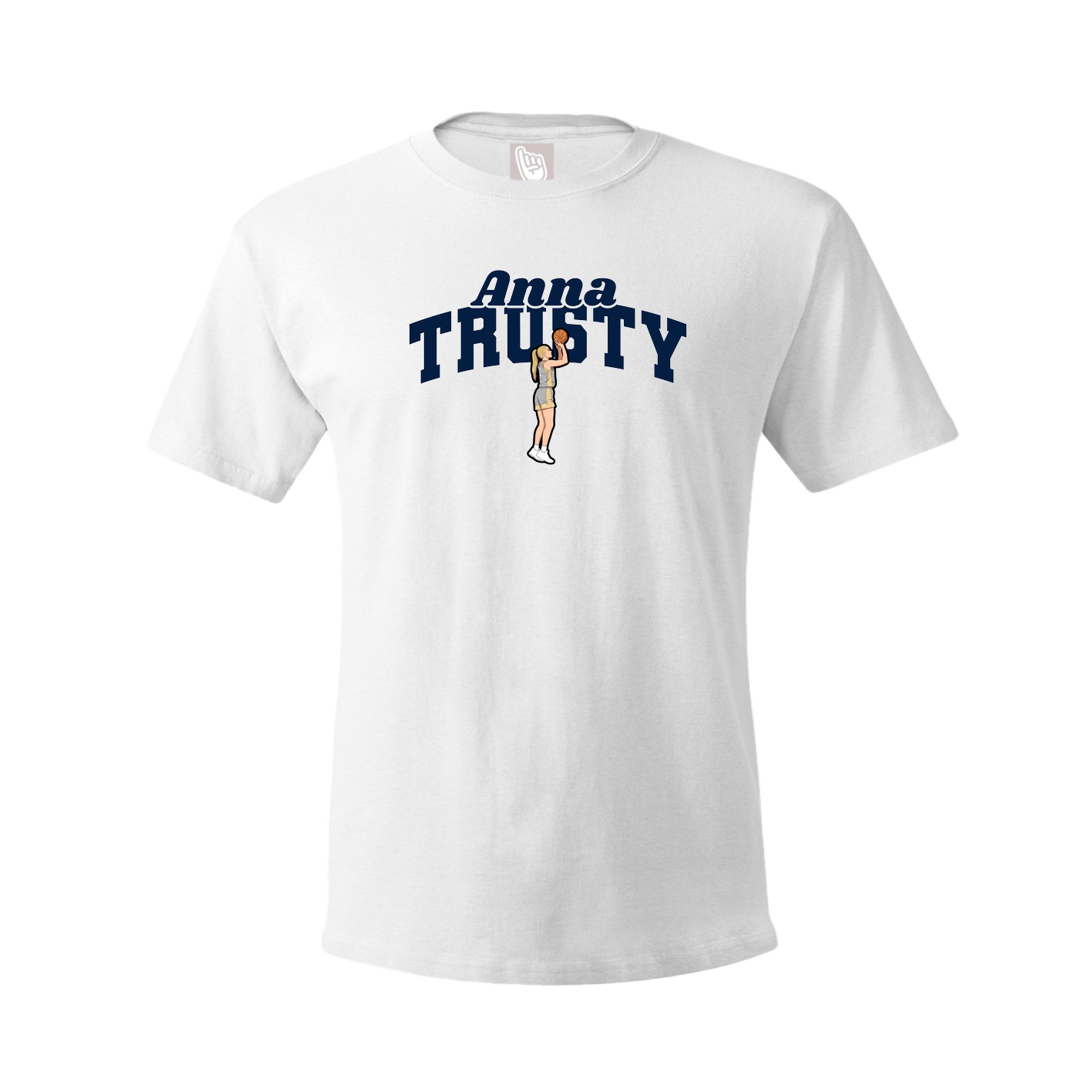 Youth Tee — Signature Arch in White