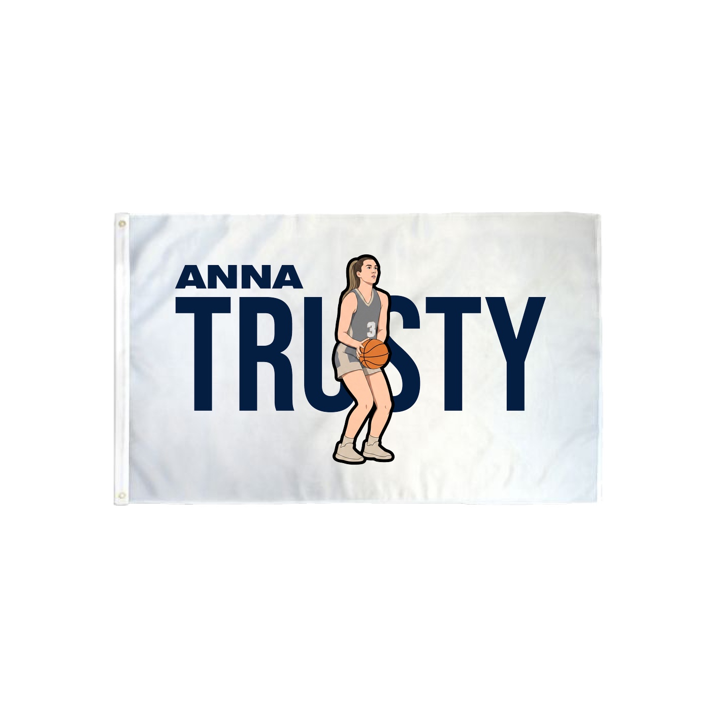 3x5 Flag — Player Name in Classic