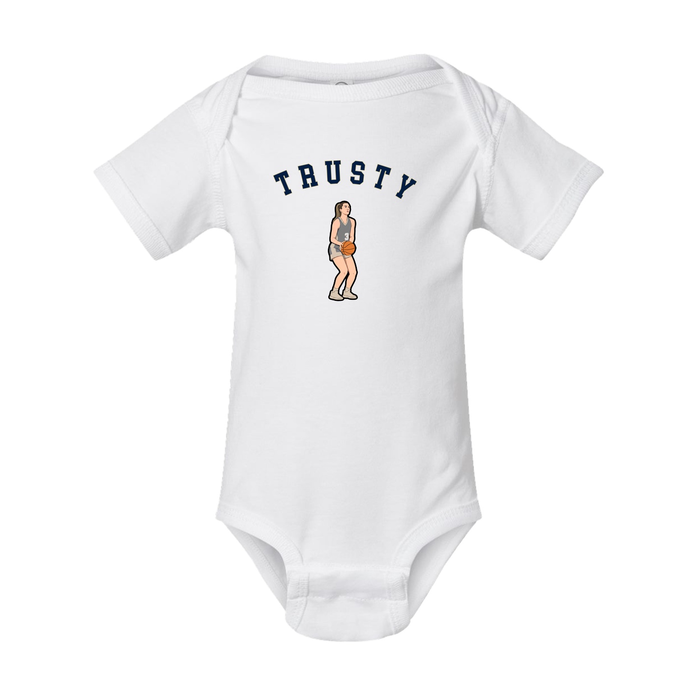 Baby Onesie — Shirsey Arch in White