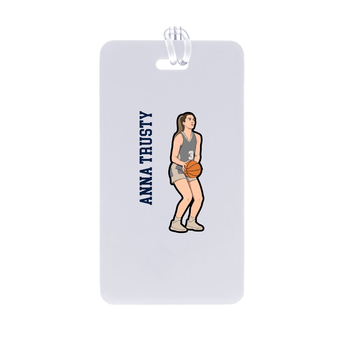 Bag Tag — Name Vertical in Classic