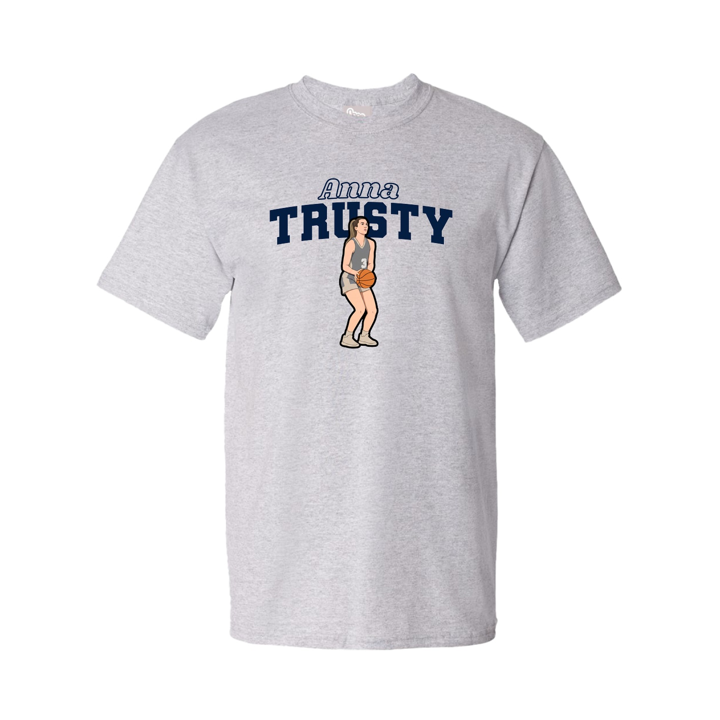Tee — Name Arch in Grey